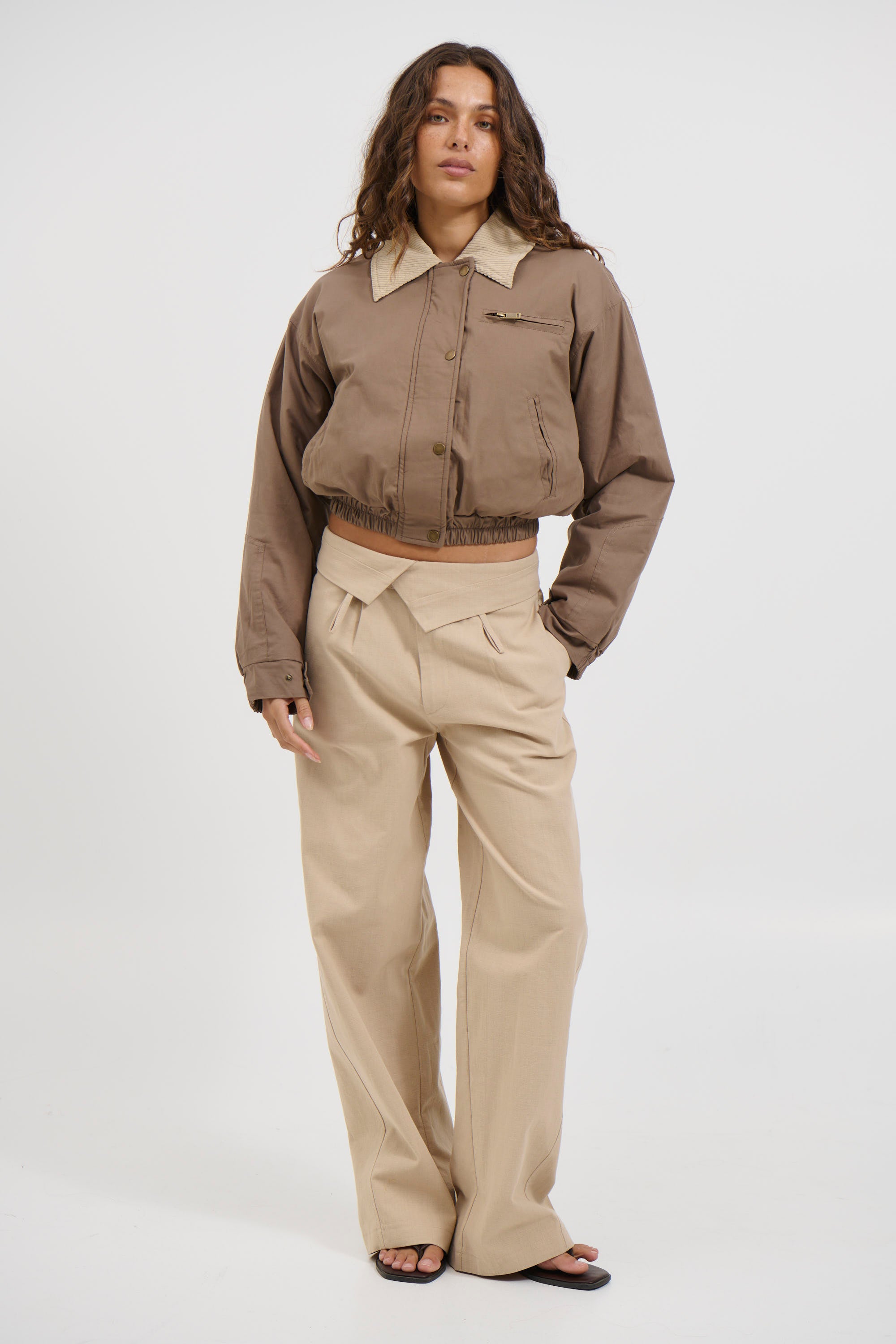 Jesse Bomber Jacket Mocha