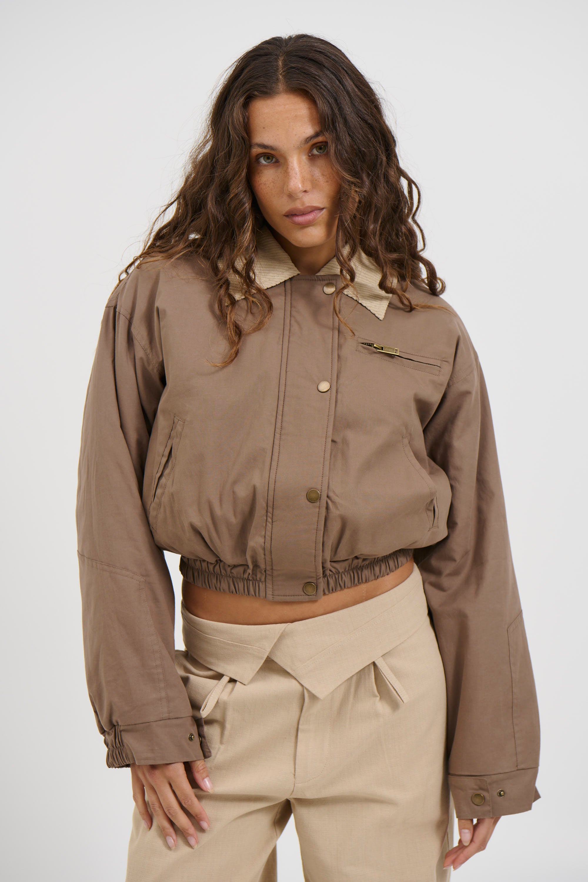 Jesse Bomber Jacket Mocha