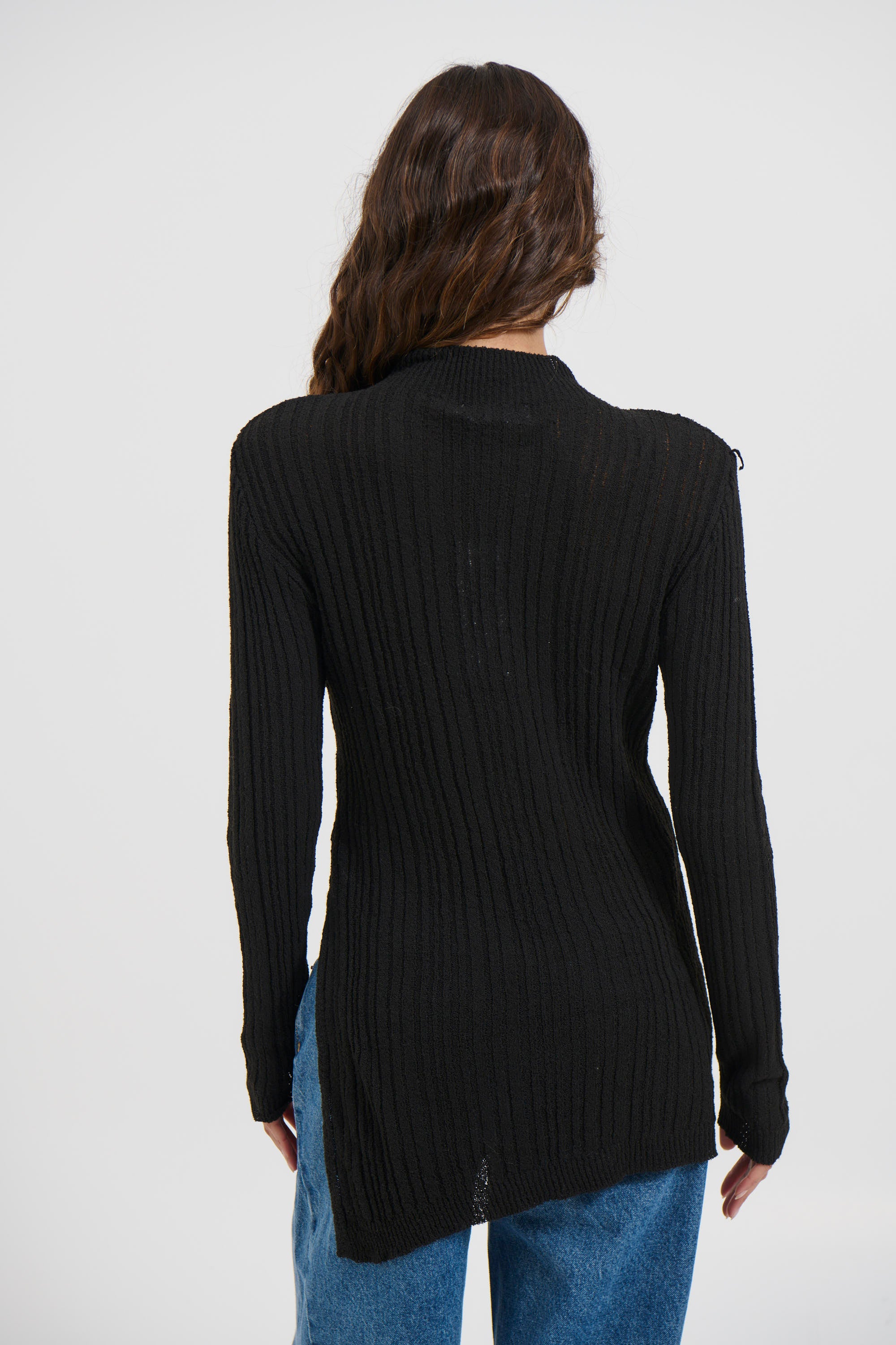 Lexa Knit Top Black