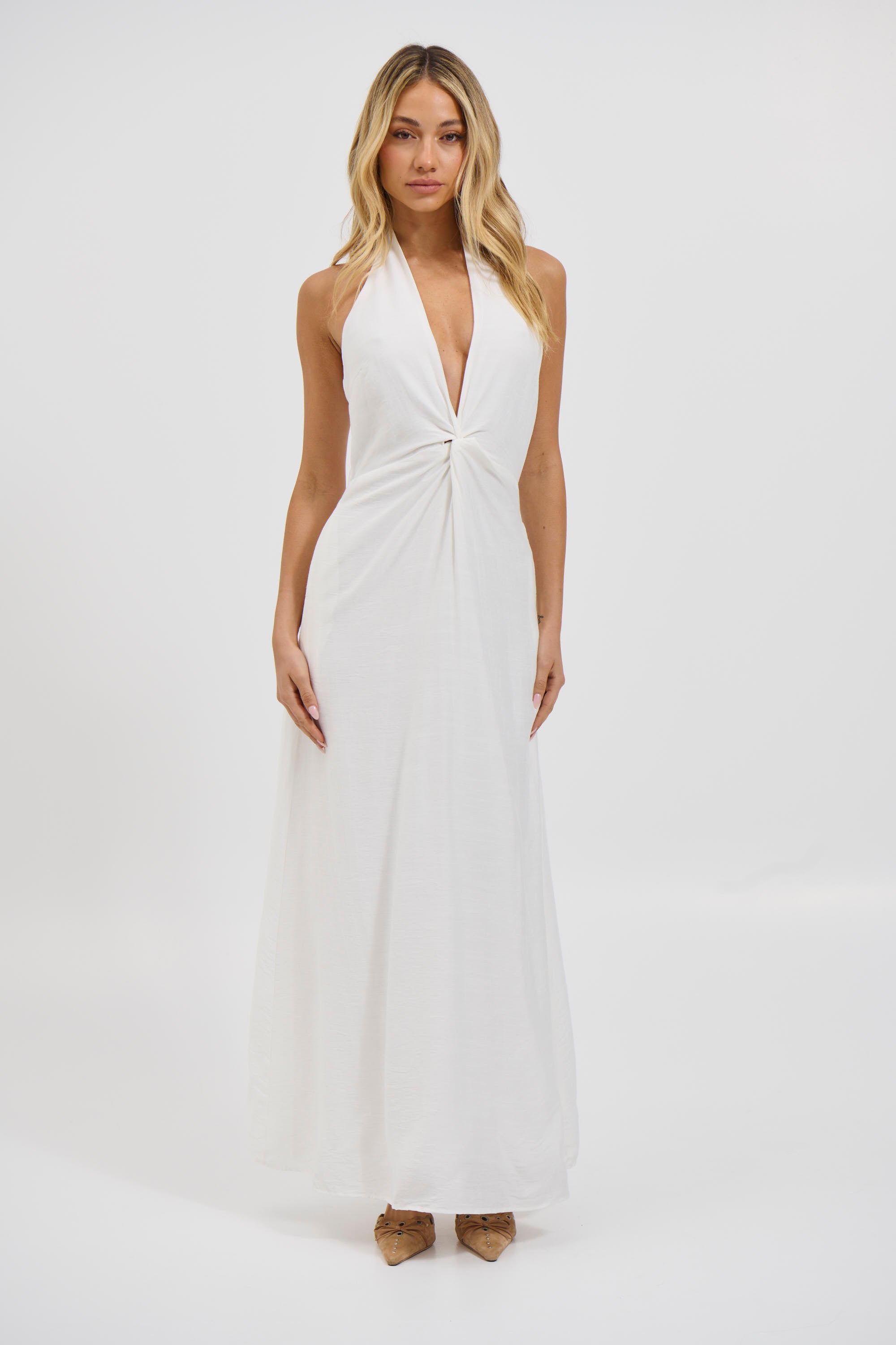Arli Maxi Dress White