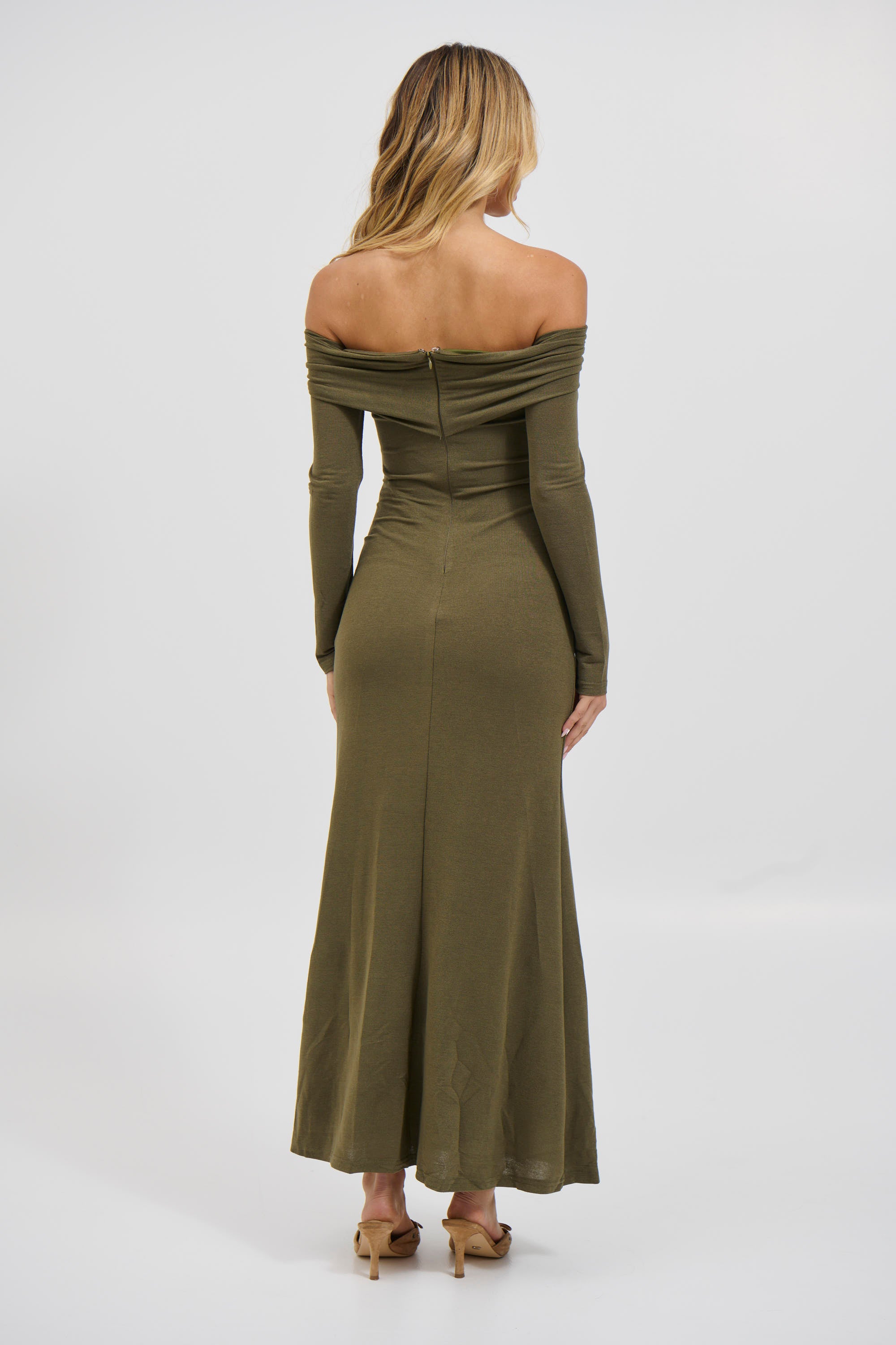 Waiora Maxi Dress Olive