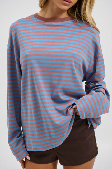 Asher Long Sleeve Chocolate