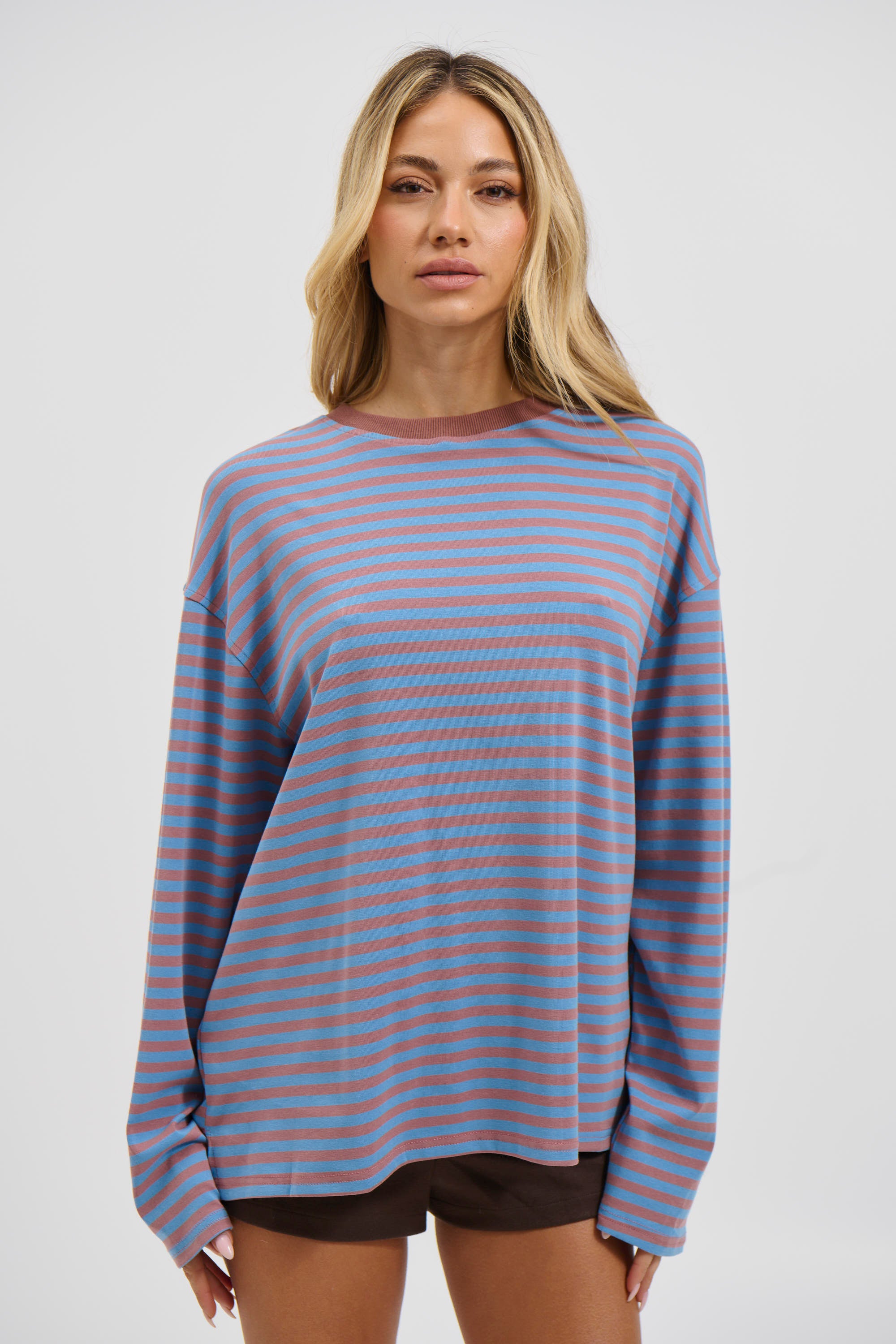 Asher Long Sleeve Chocolate
