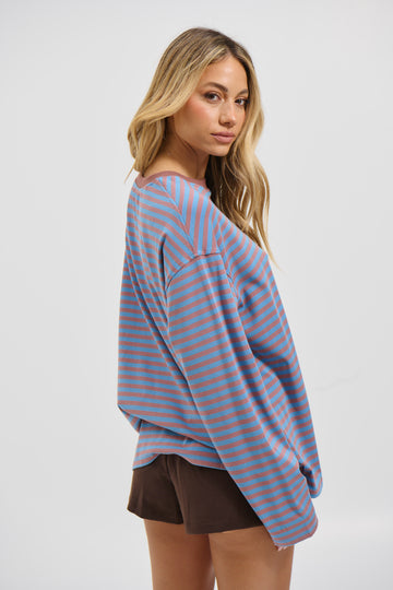 Asher Long Sleeve Chocolate