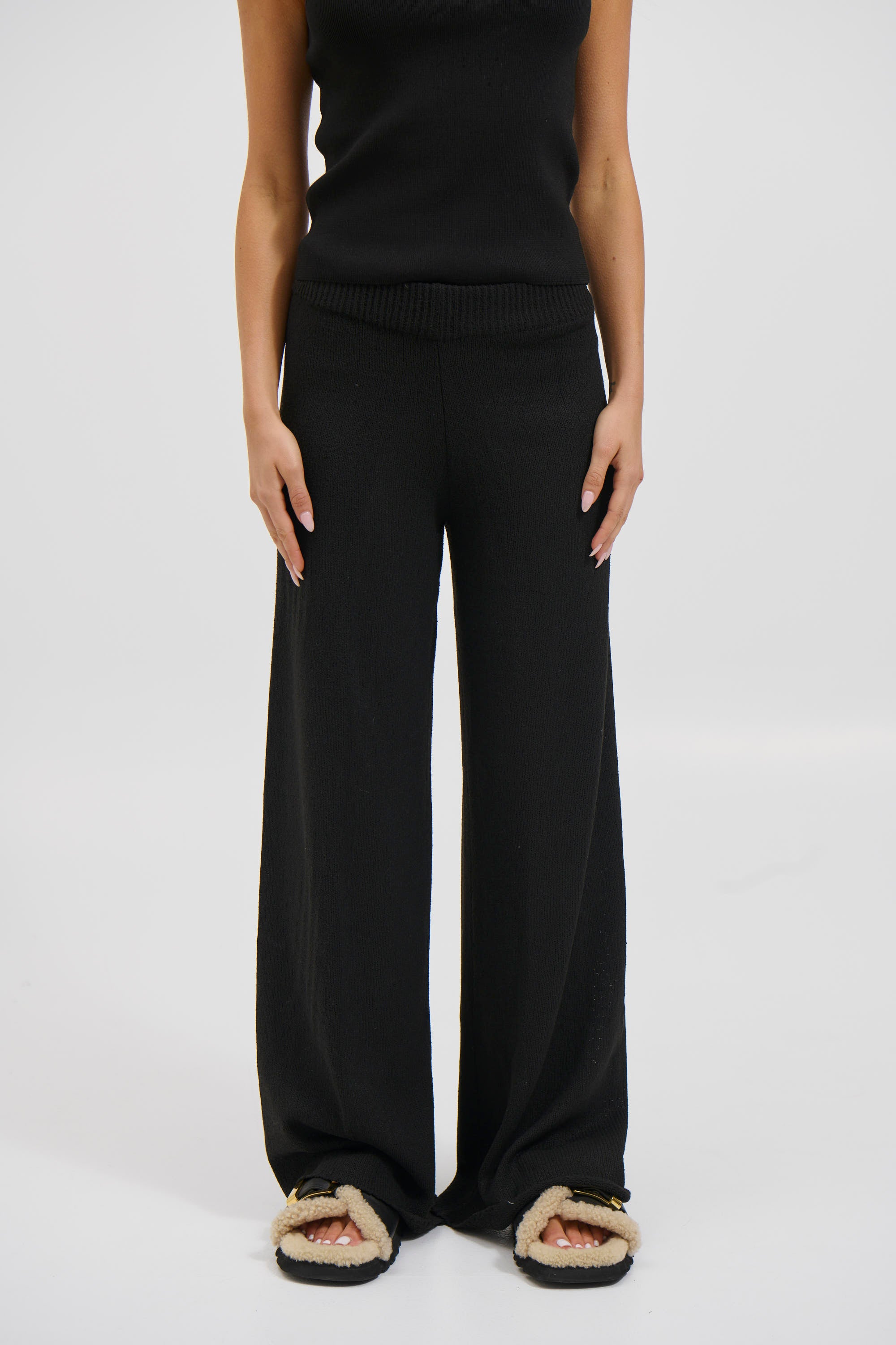 Jen Knit Pant Black