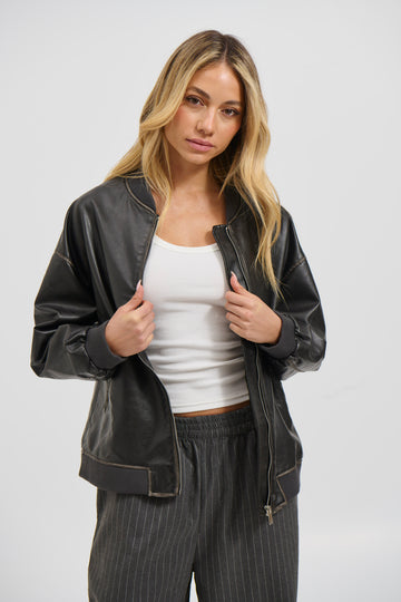 Vine Jacket Black