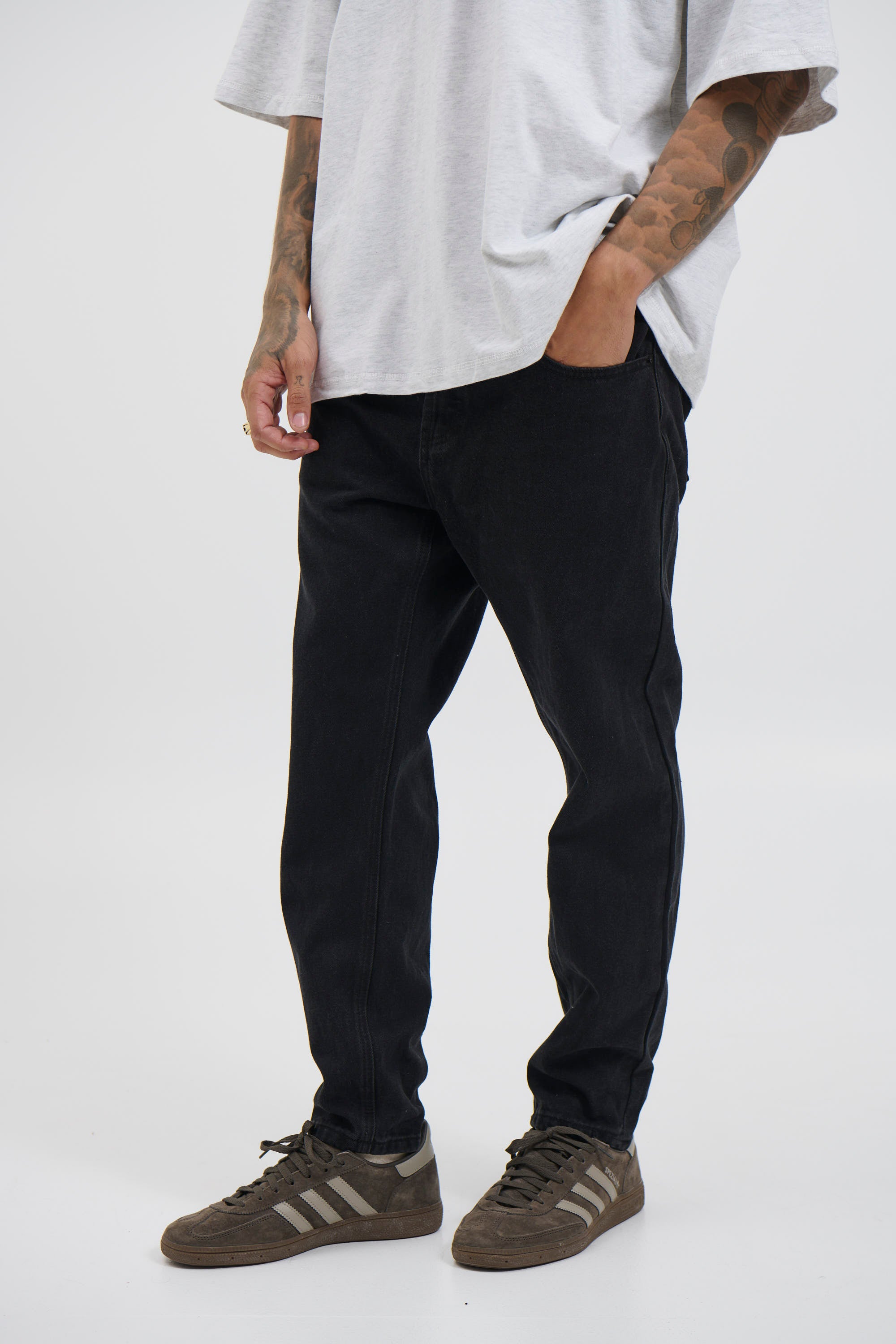 Miles Straight Leg Denim Black