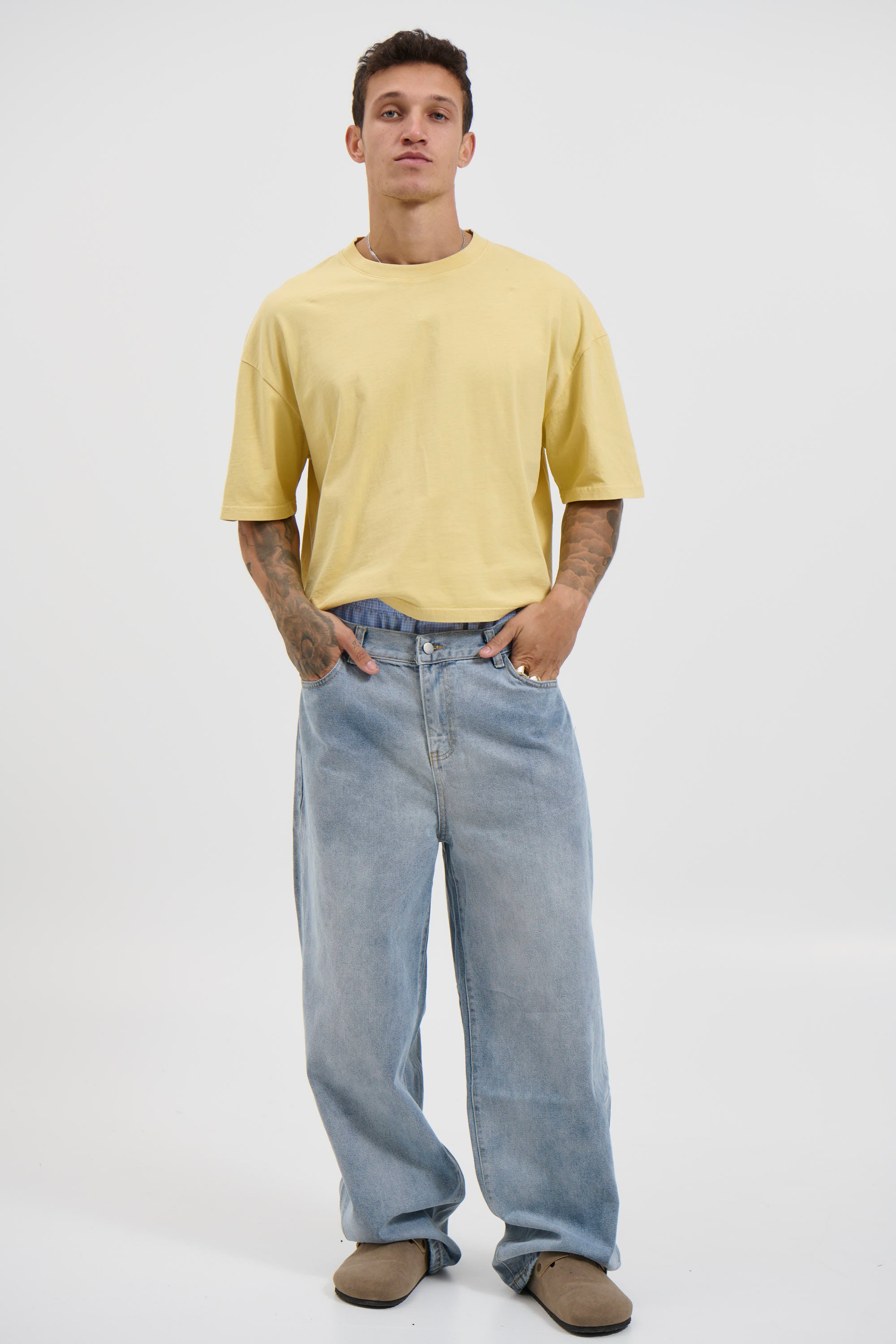 Slouch Denim Light Blue