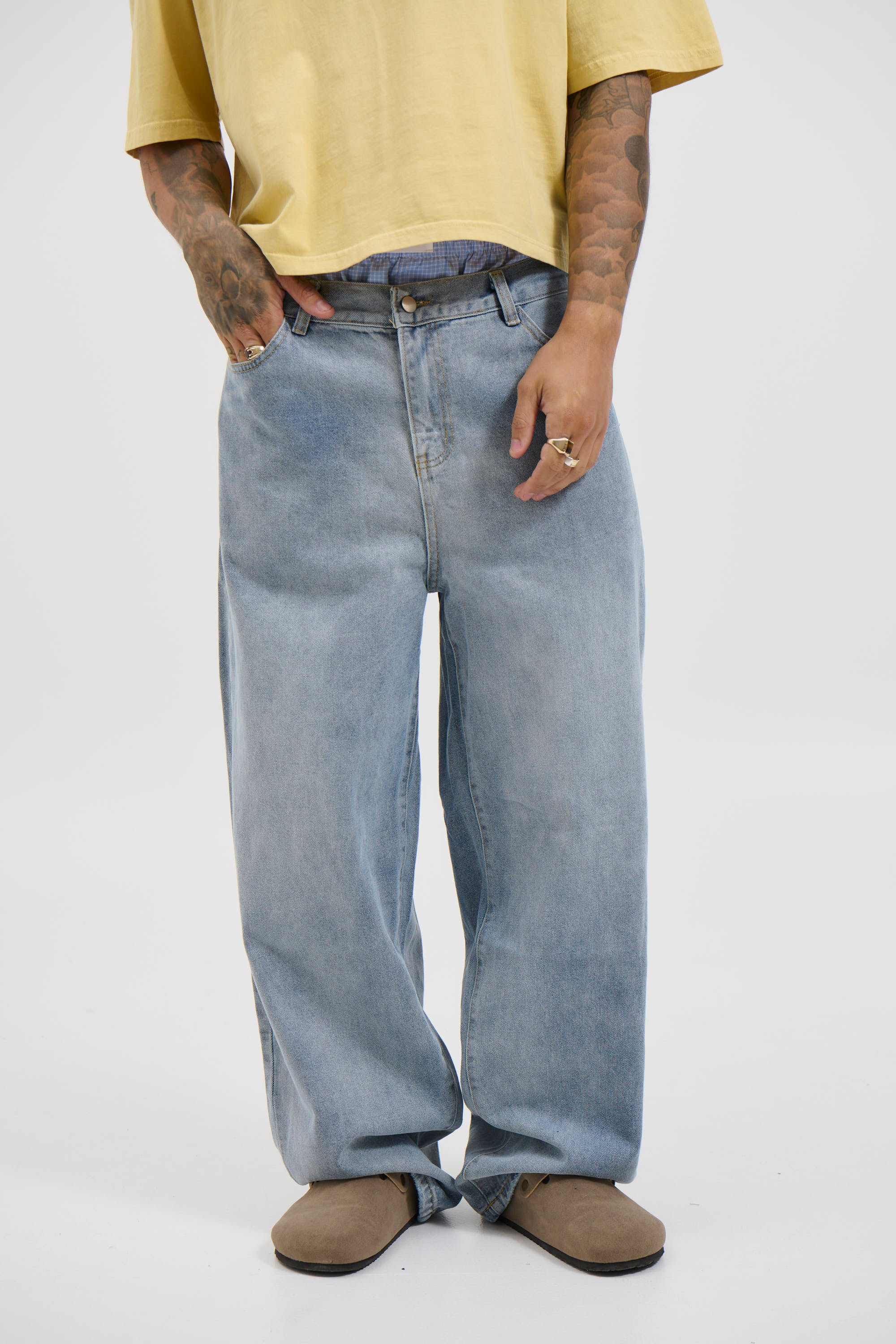 Slouch Denim Light Blue