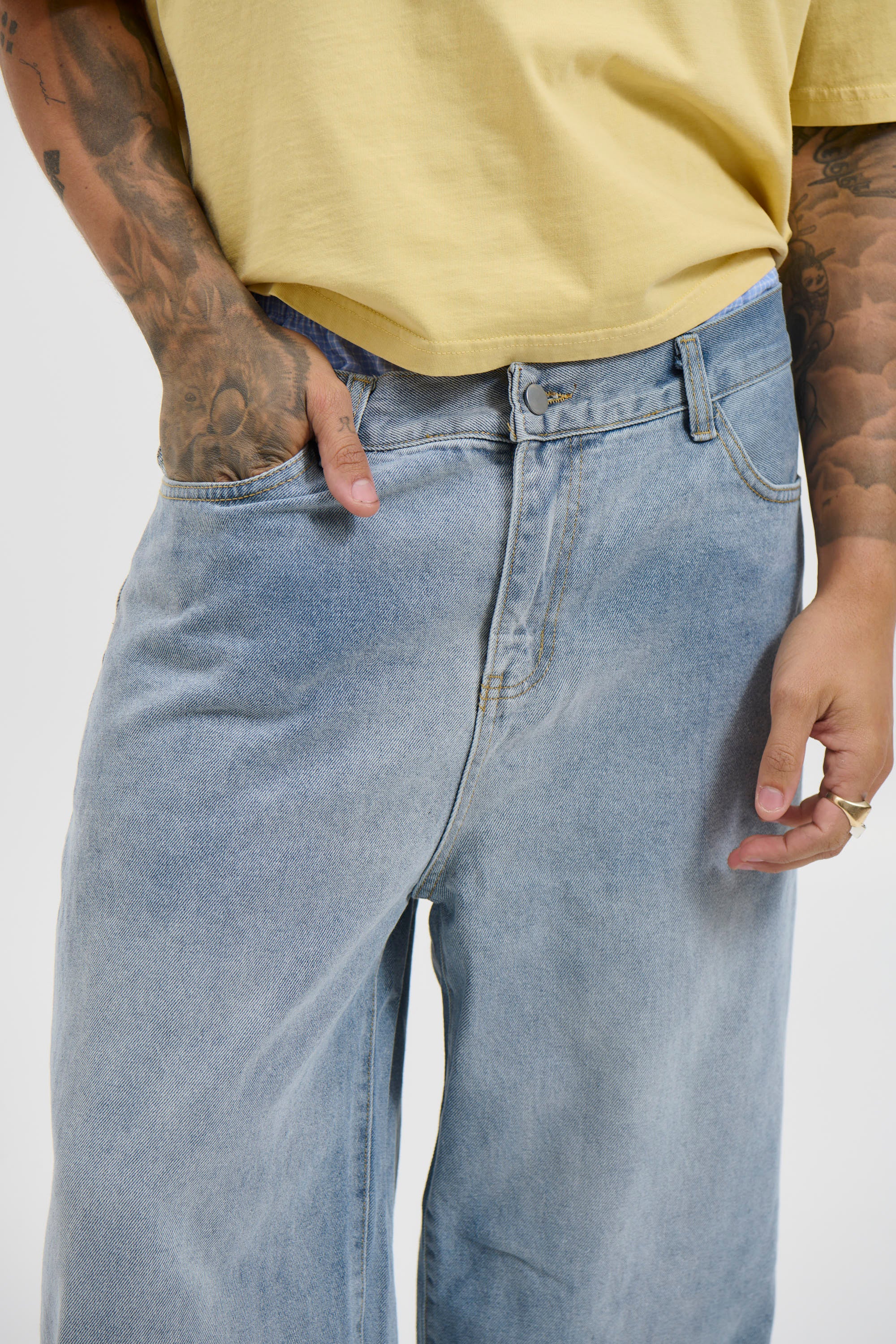 Slouch Denim Light Blue