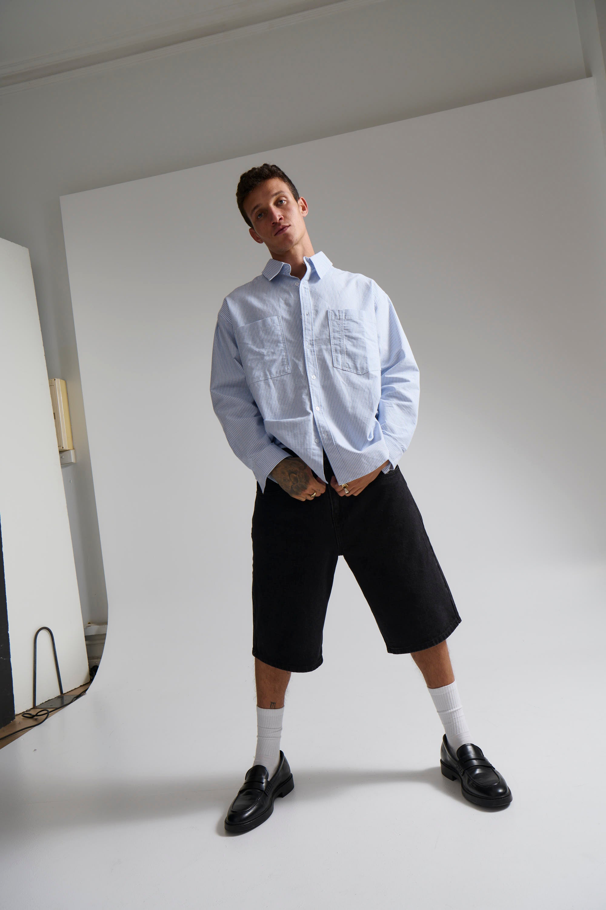 NTH Shirt Stripe Blue