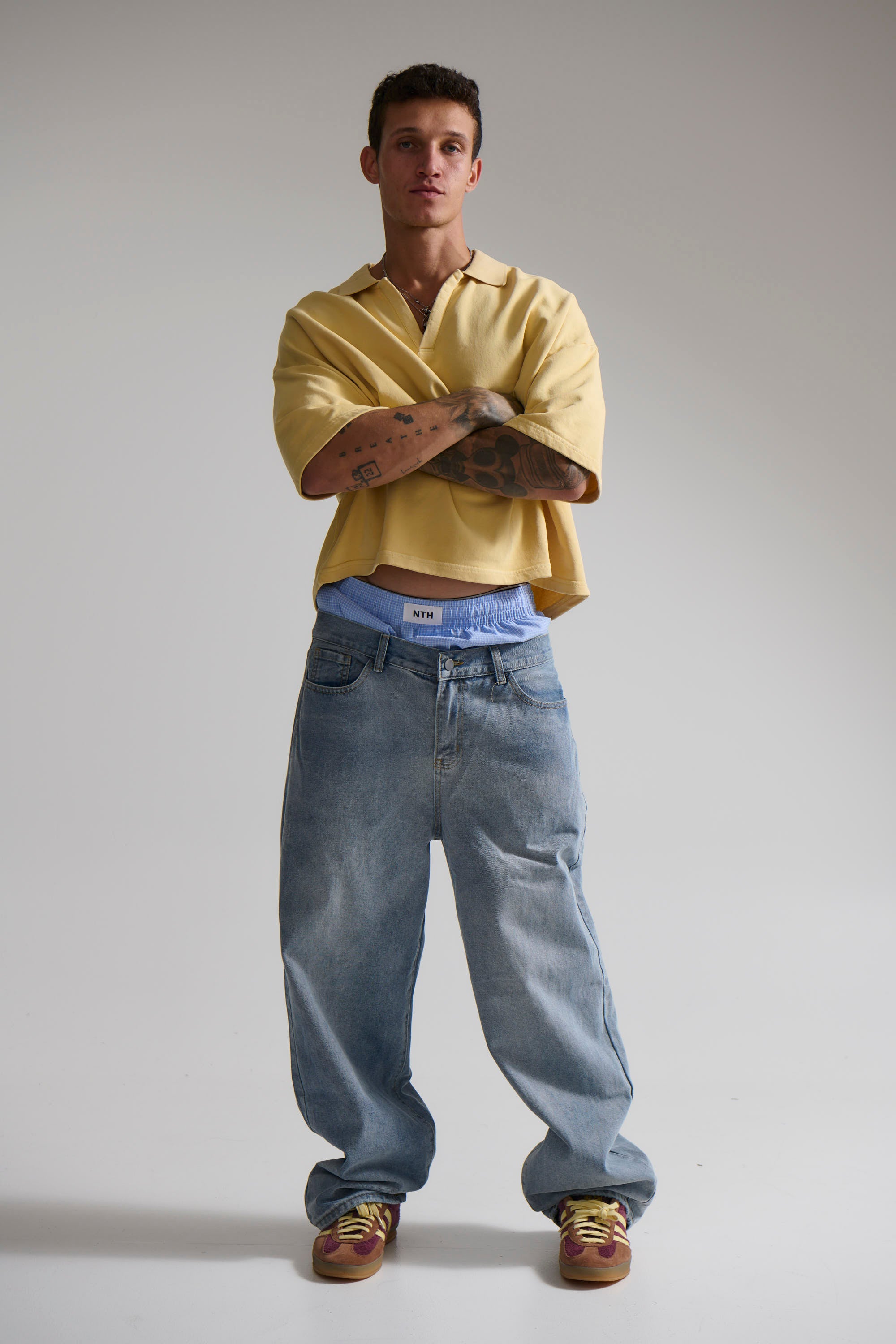 Slouch Denim Light Blue