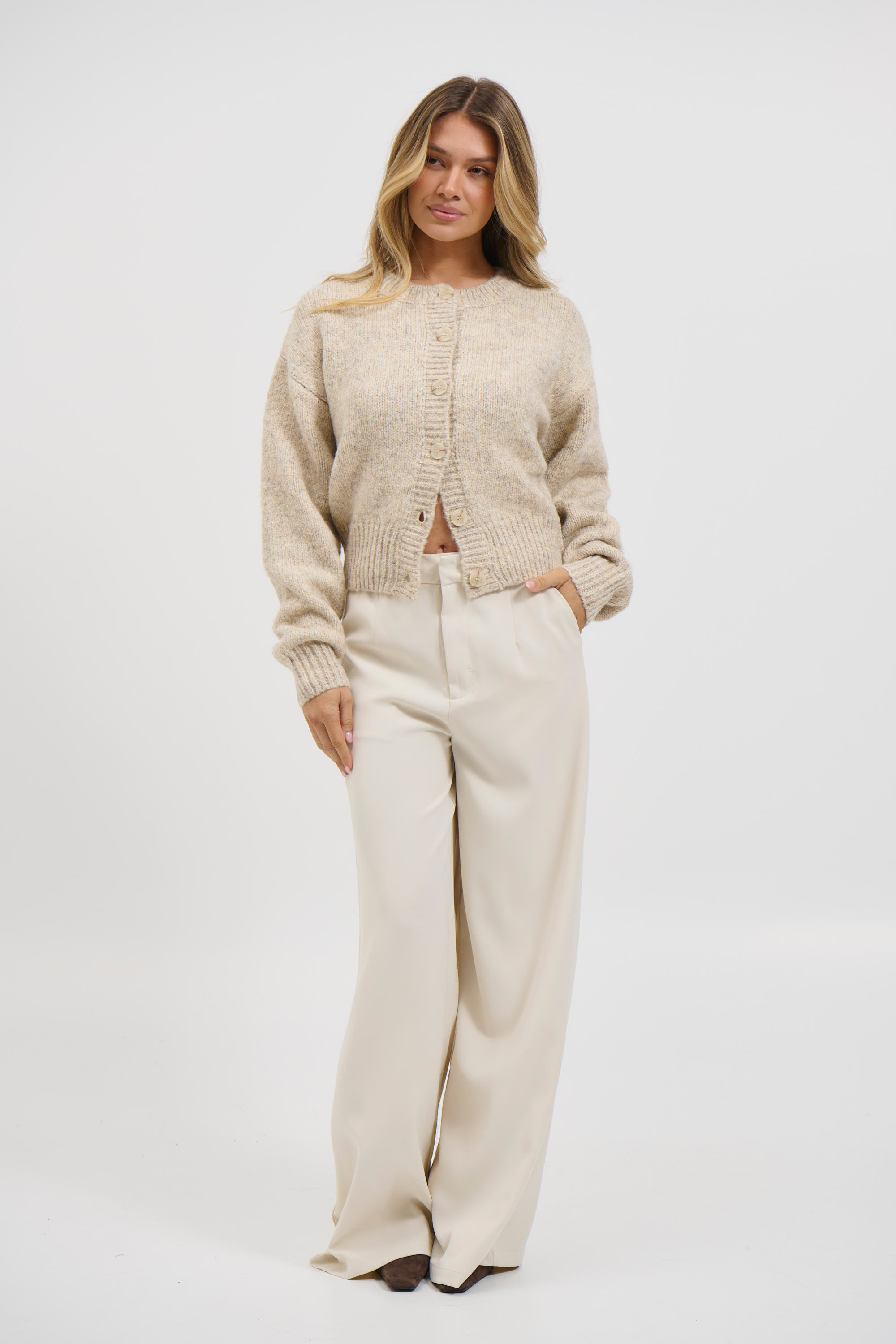 Sandra Cardigan Sand