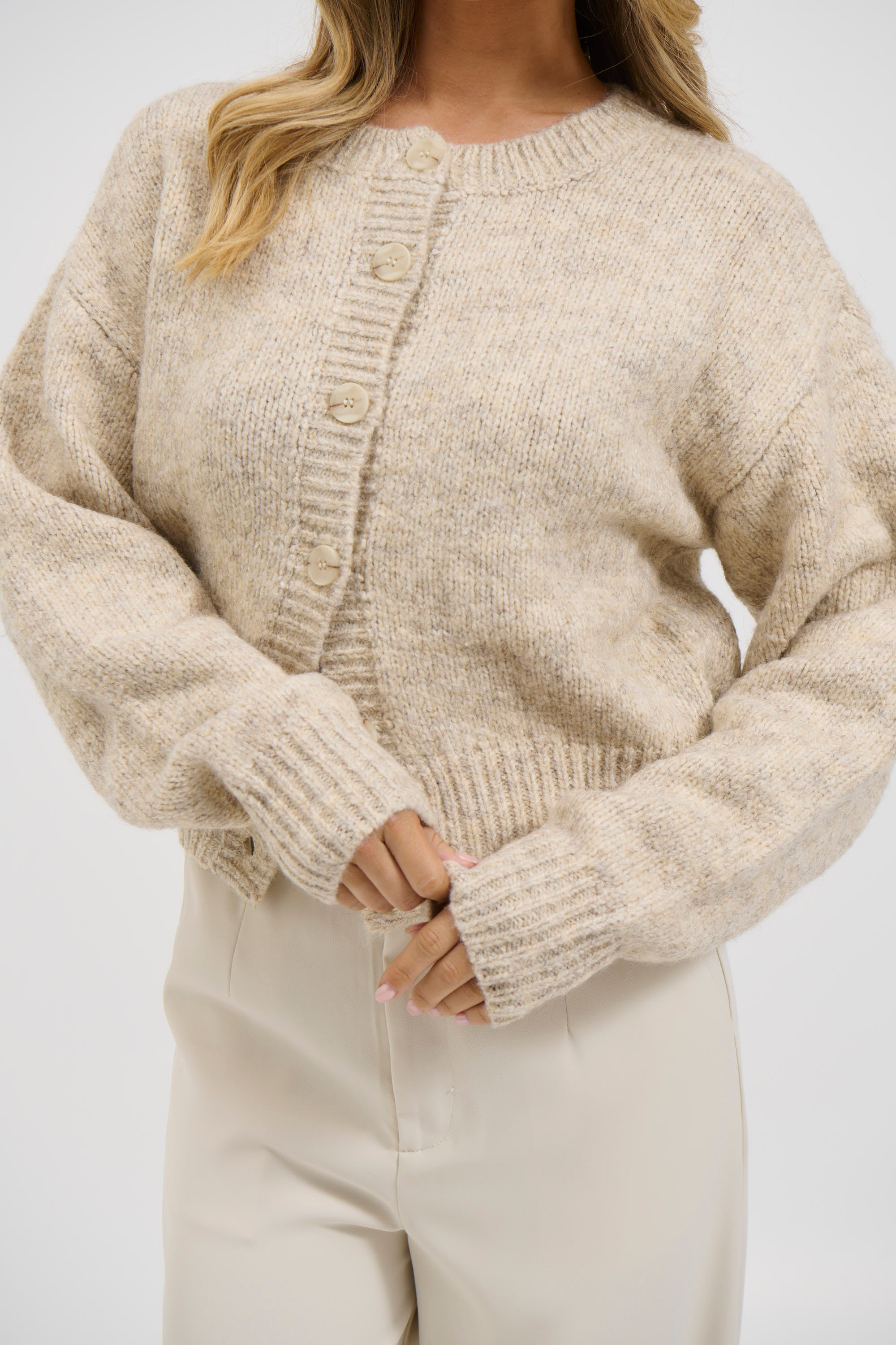 Sandra Cardigan Sand