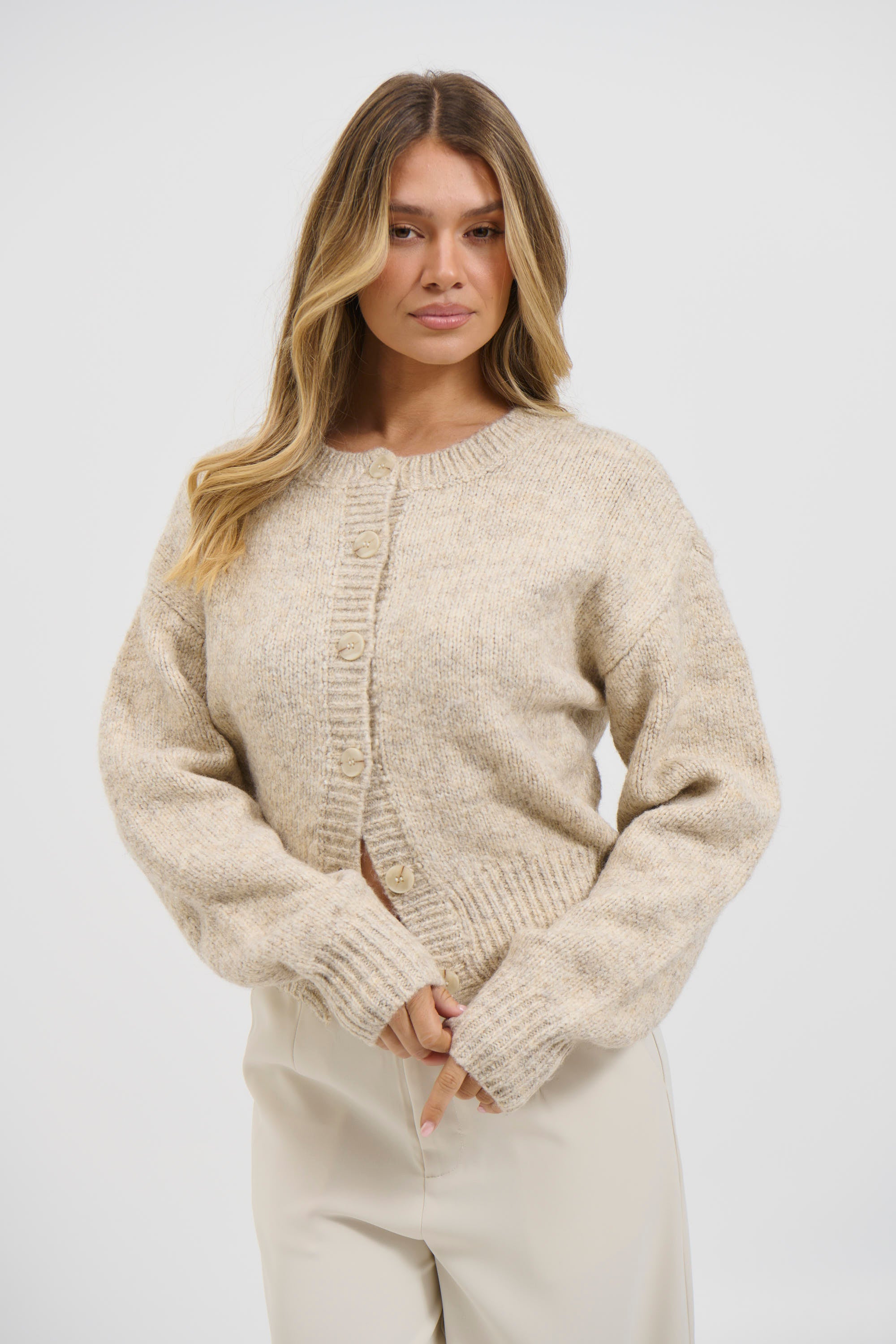 Sandra Cardigan Sand