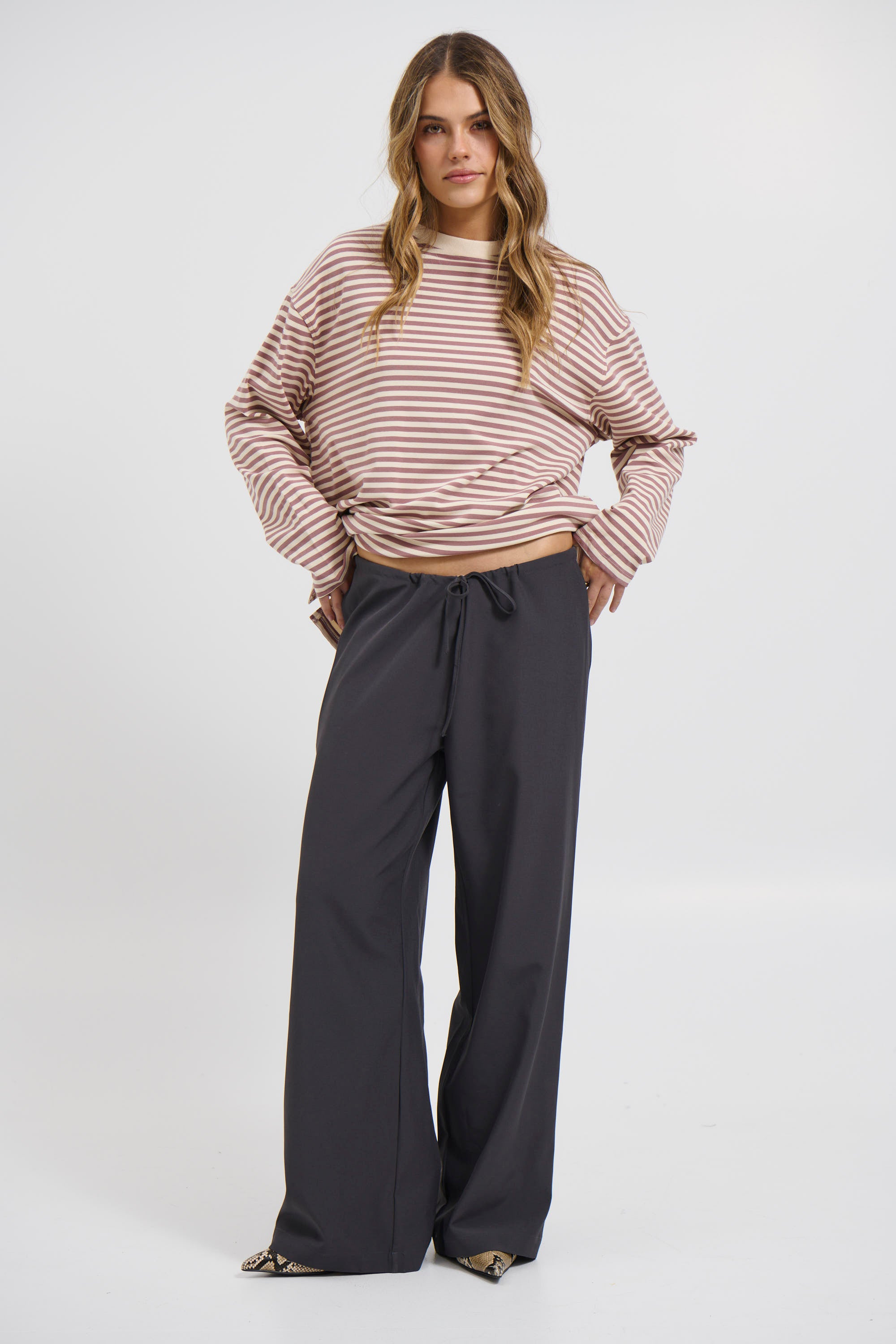 Asher Long Sleeve Dusty Rose Asher Long Sleeve Dusty Rose