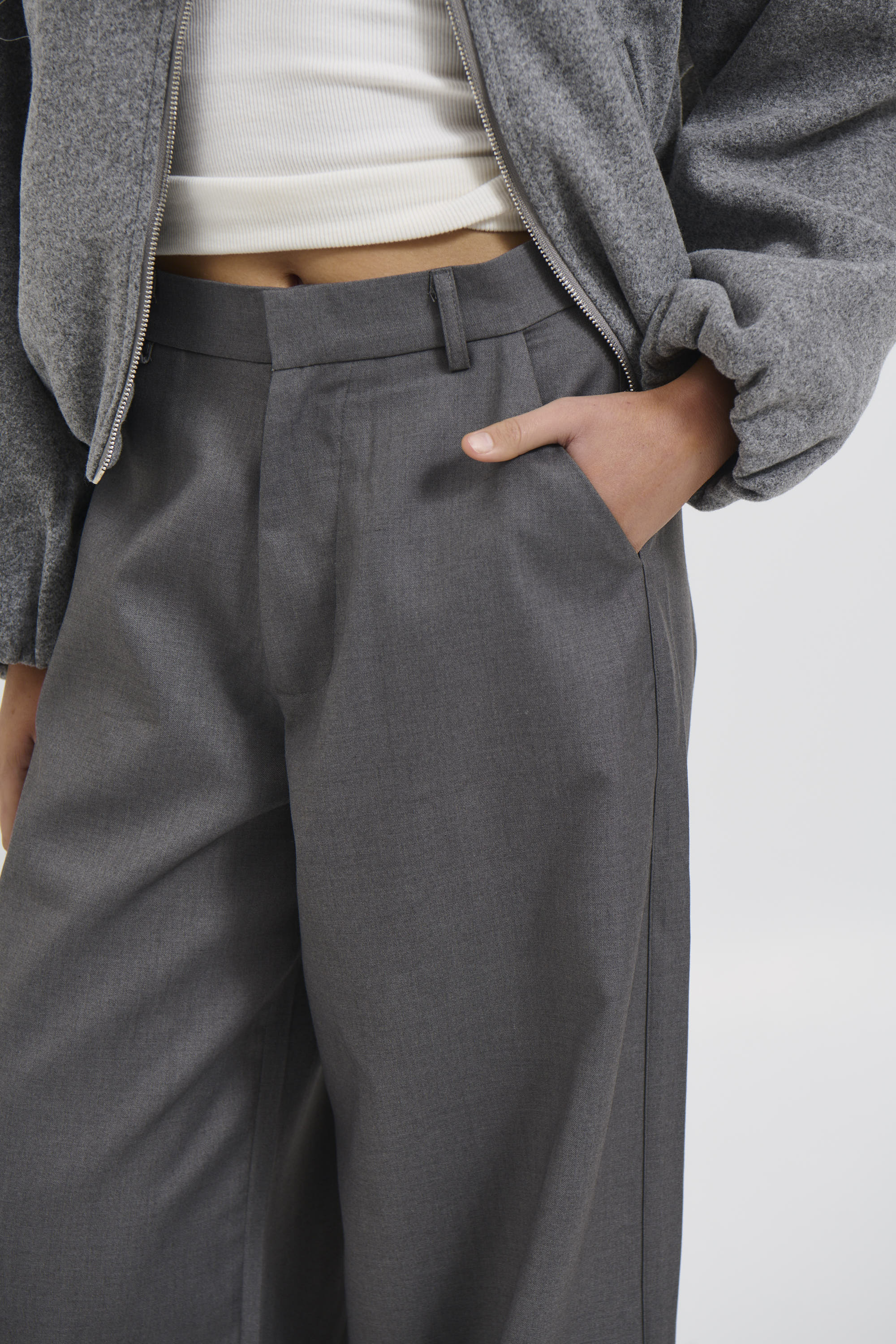 Alexandra Pant Dark Grey