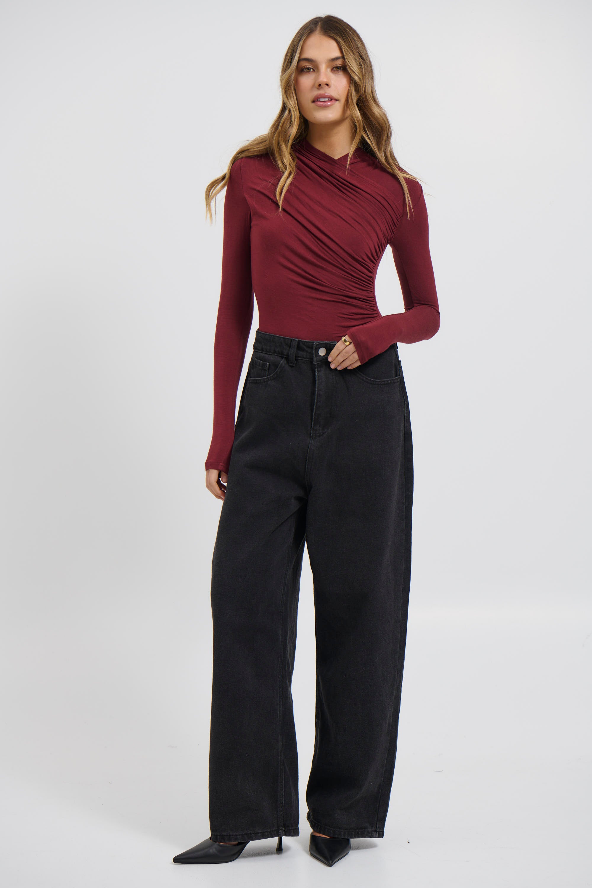 Amrita Bodysuit Wine