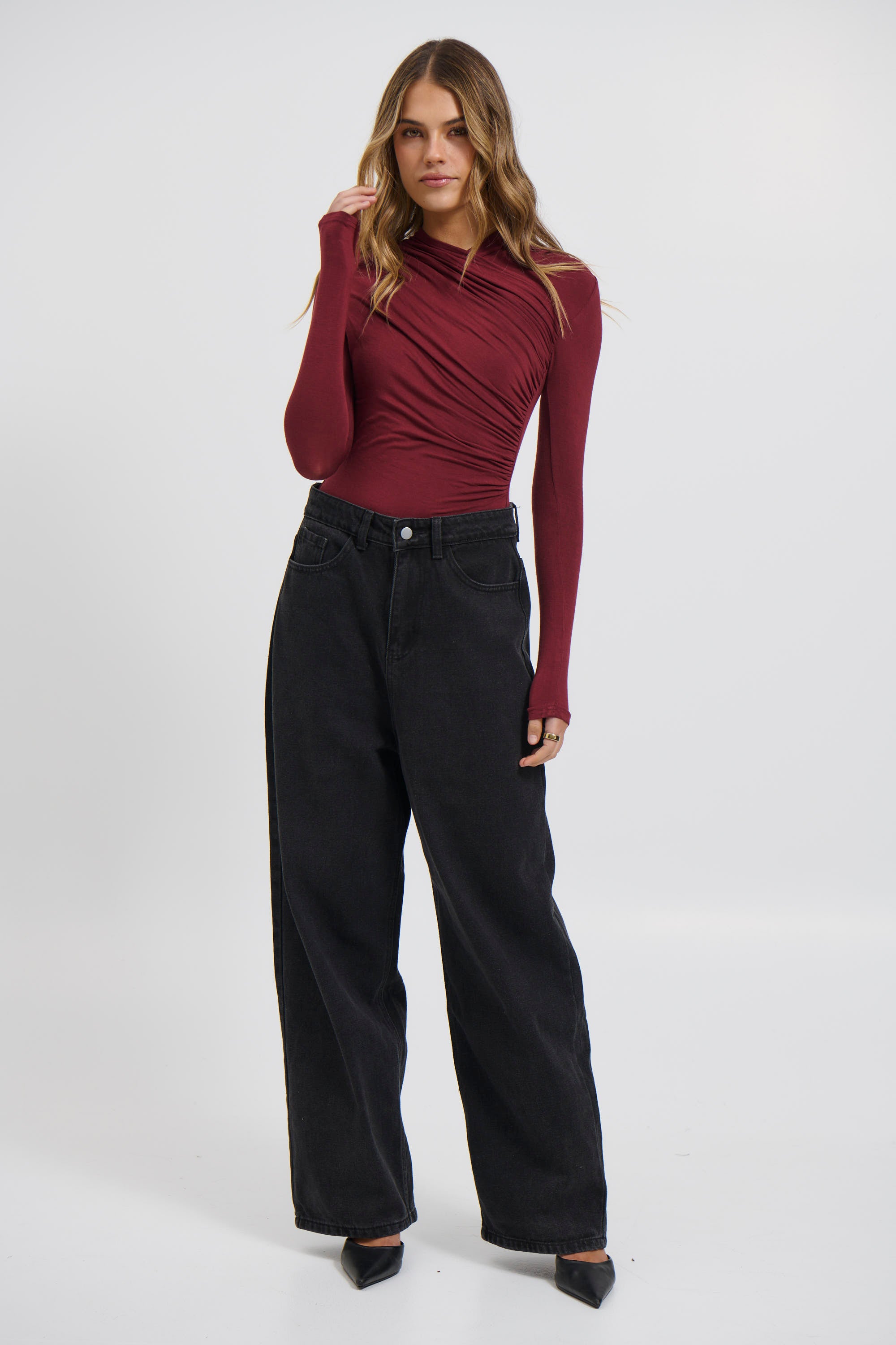 Amrita Bodysuit Wine