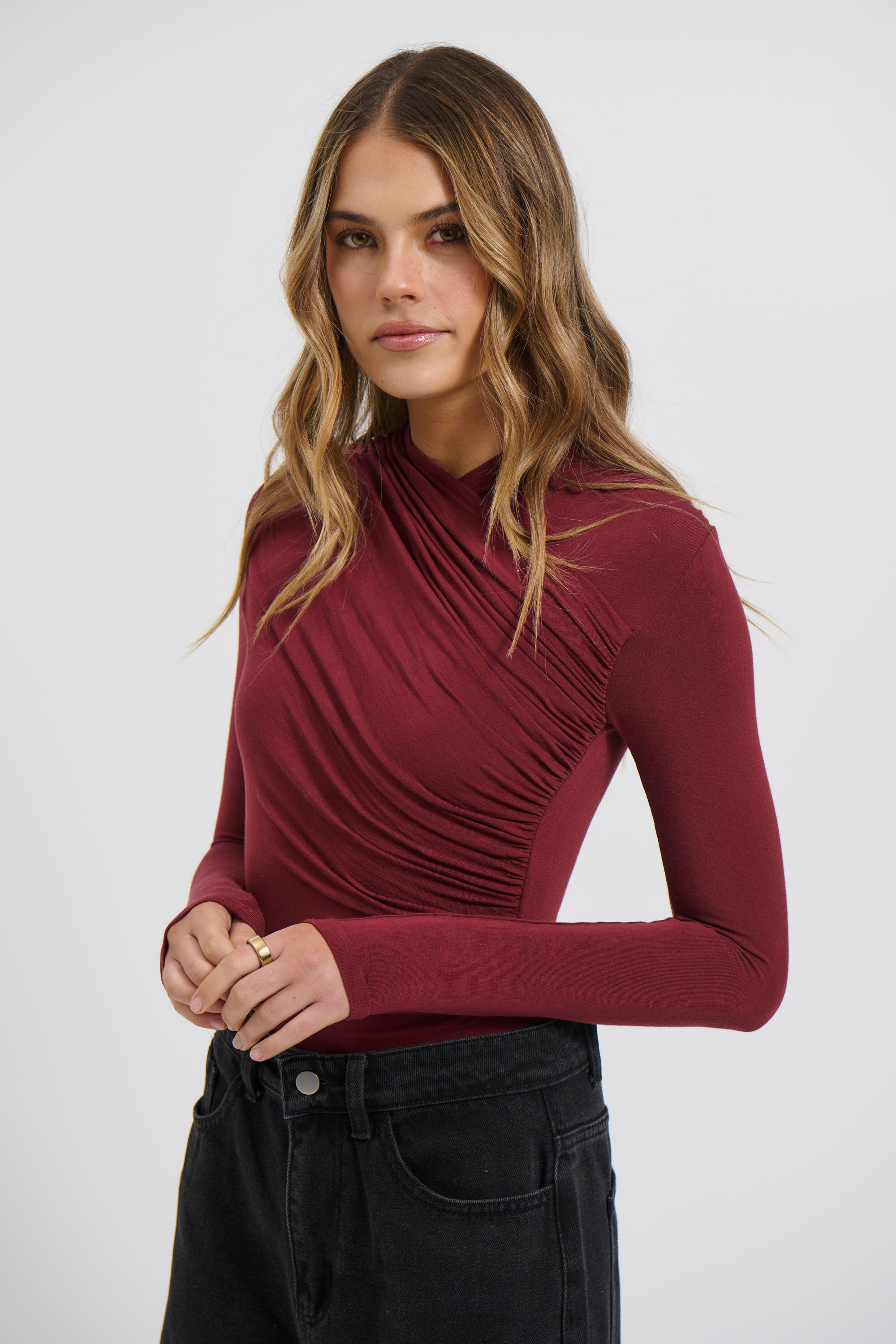 Amrita Bodysuit Wine