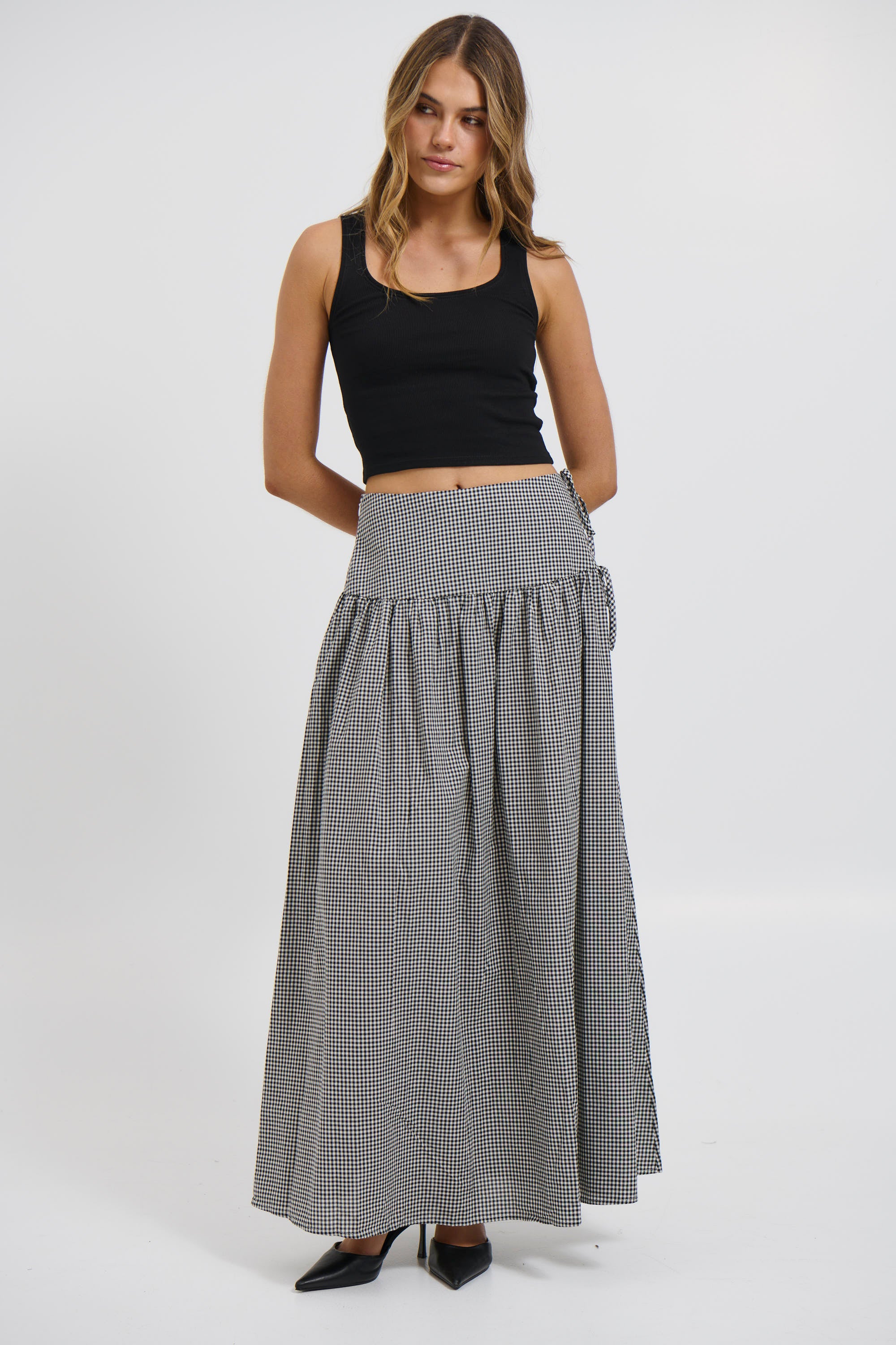 Rylan Maxi Skirt Black