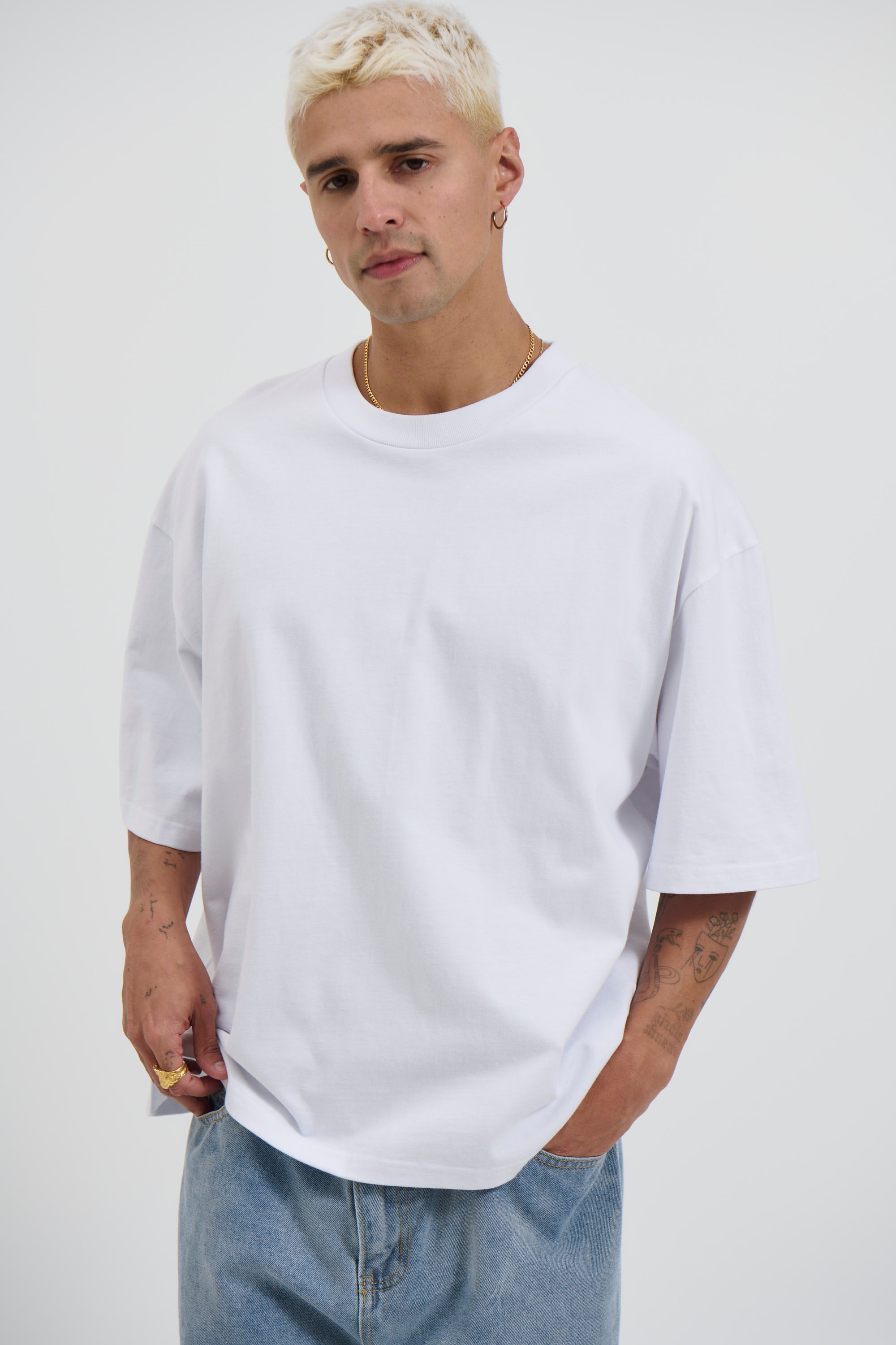 Emmett Box Tee White