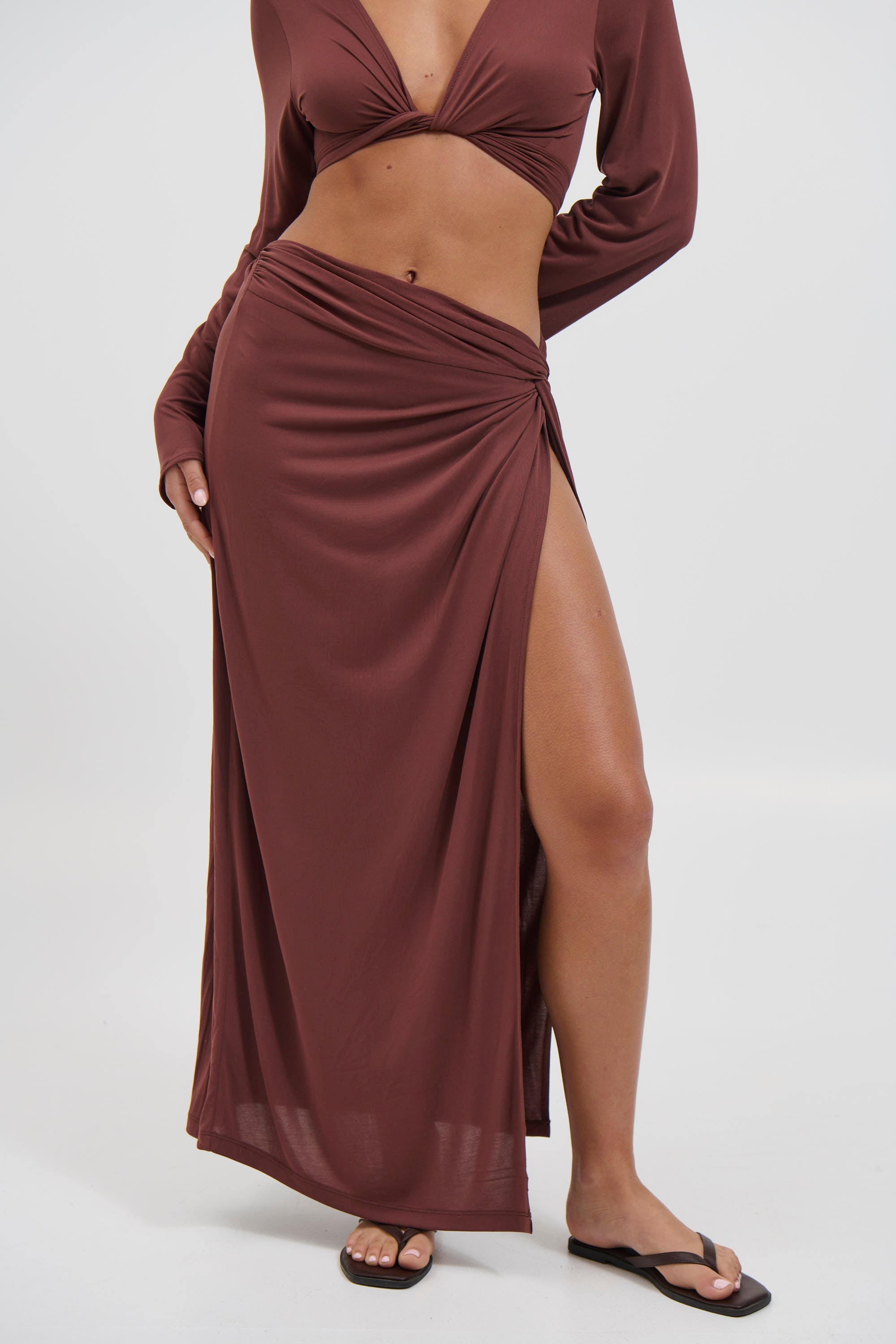 Adriana Skirt Chocolate