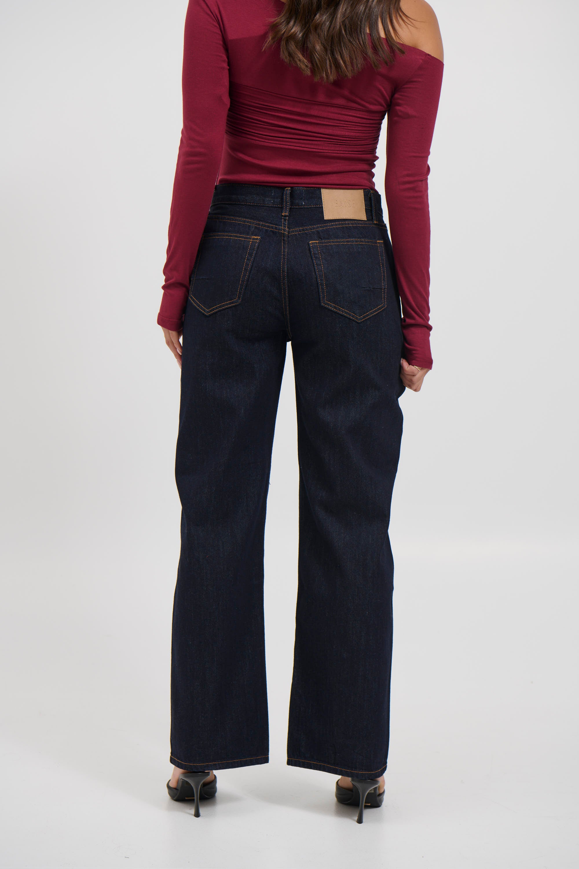 Avery Mid Rise Jean Dark Indigo