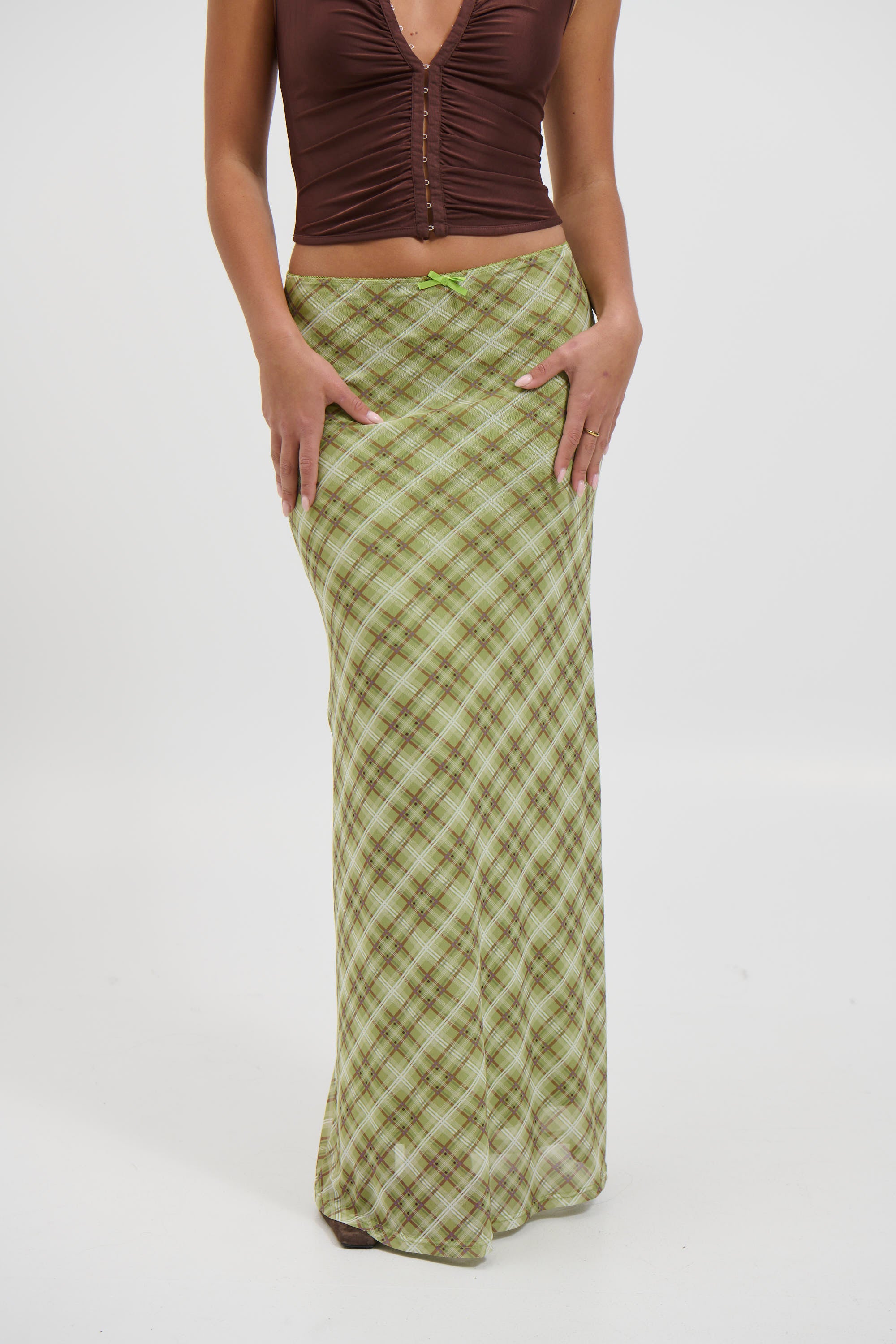 Orianna Maxi Skirt Moss