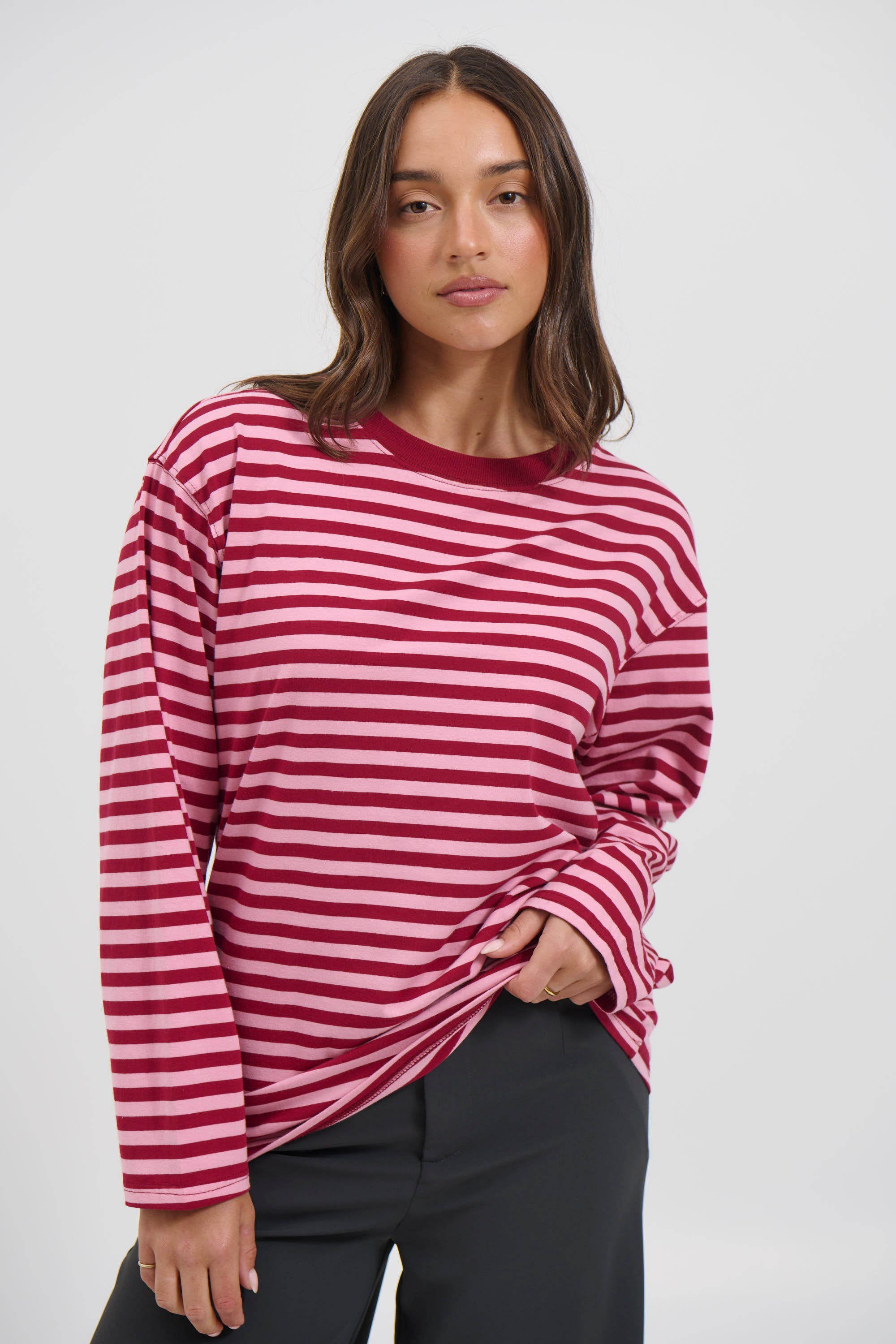 Madi Long Sleeve Strawberry