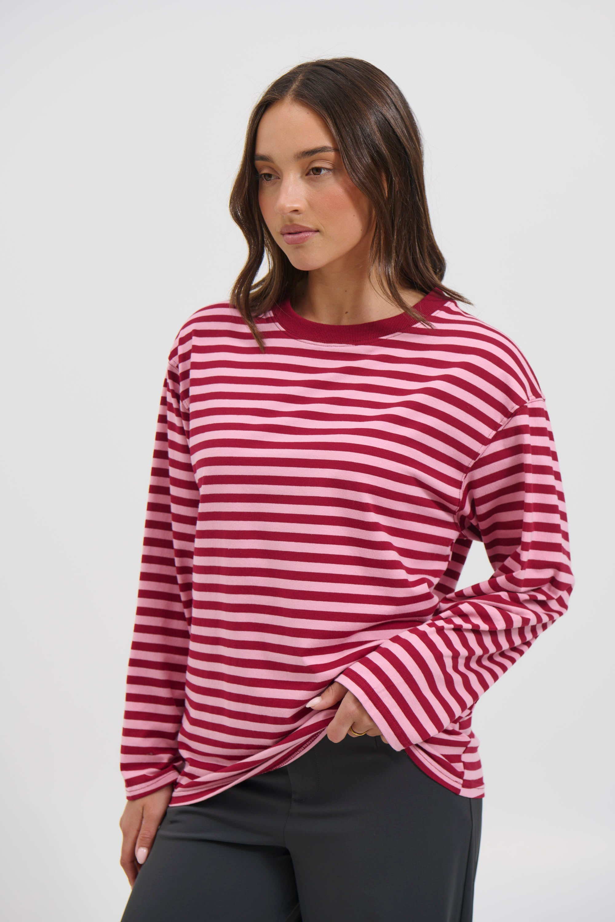 Madi Long Sleeve Strawberry