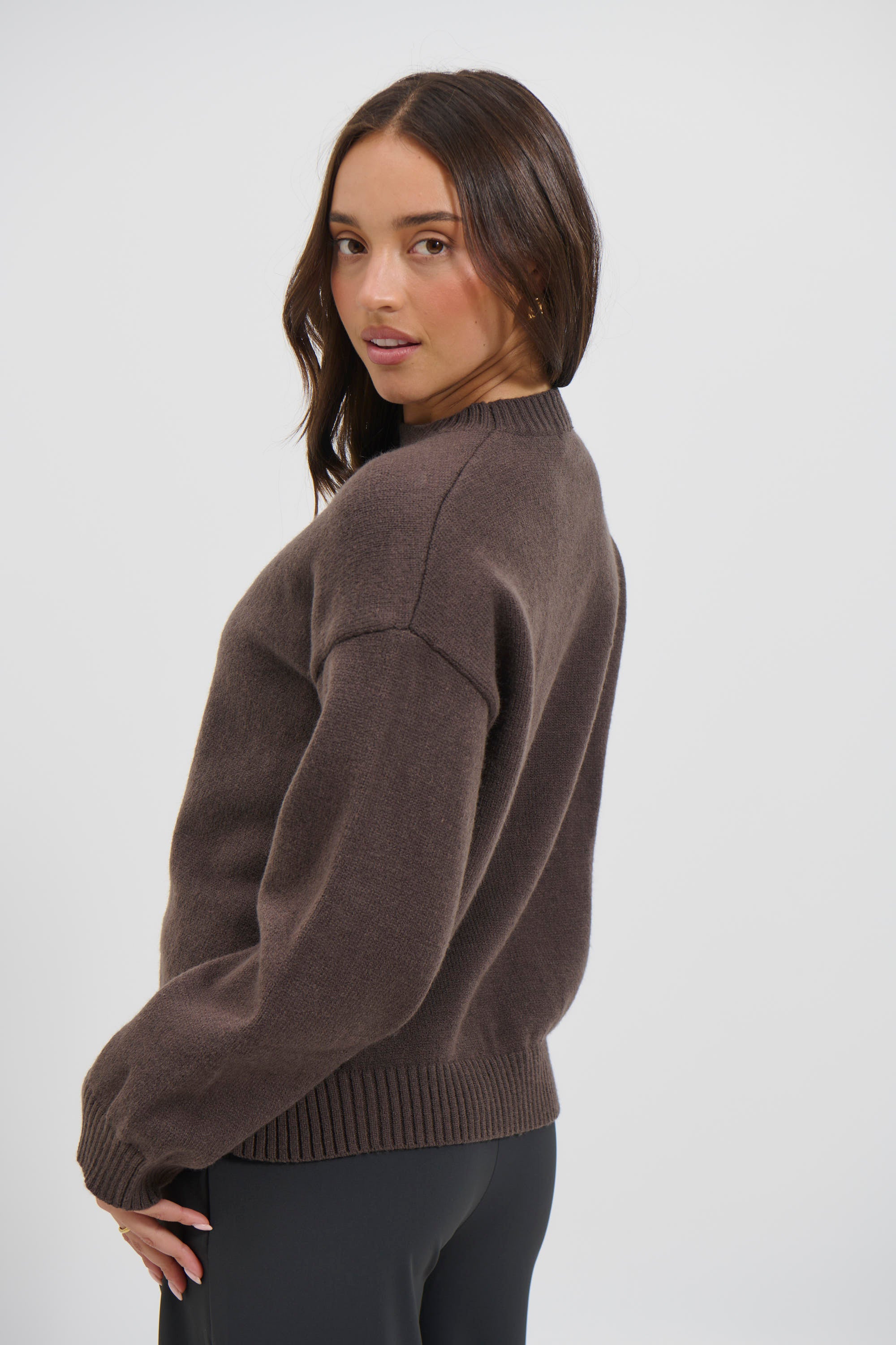 Lisa Knit Chocolate