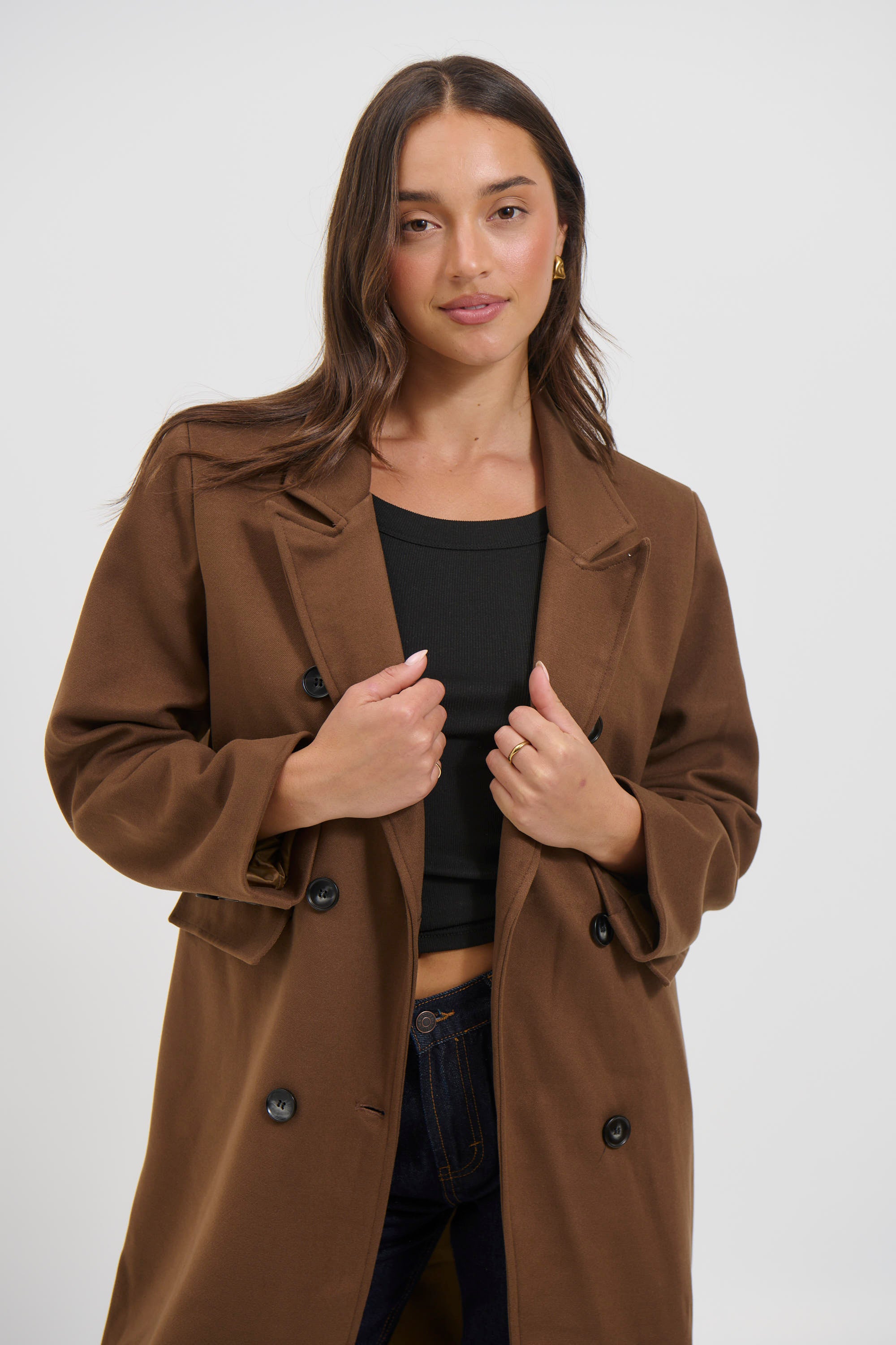 Valencia Coat Chocolate