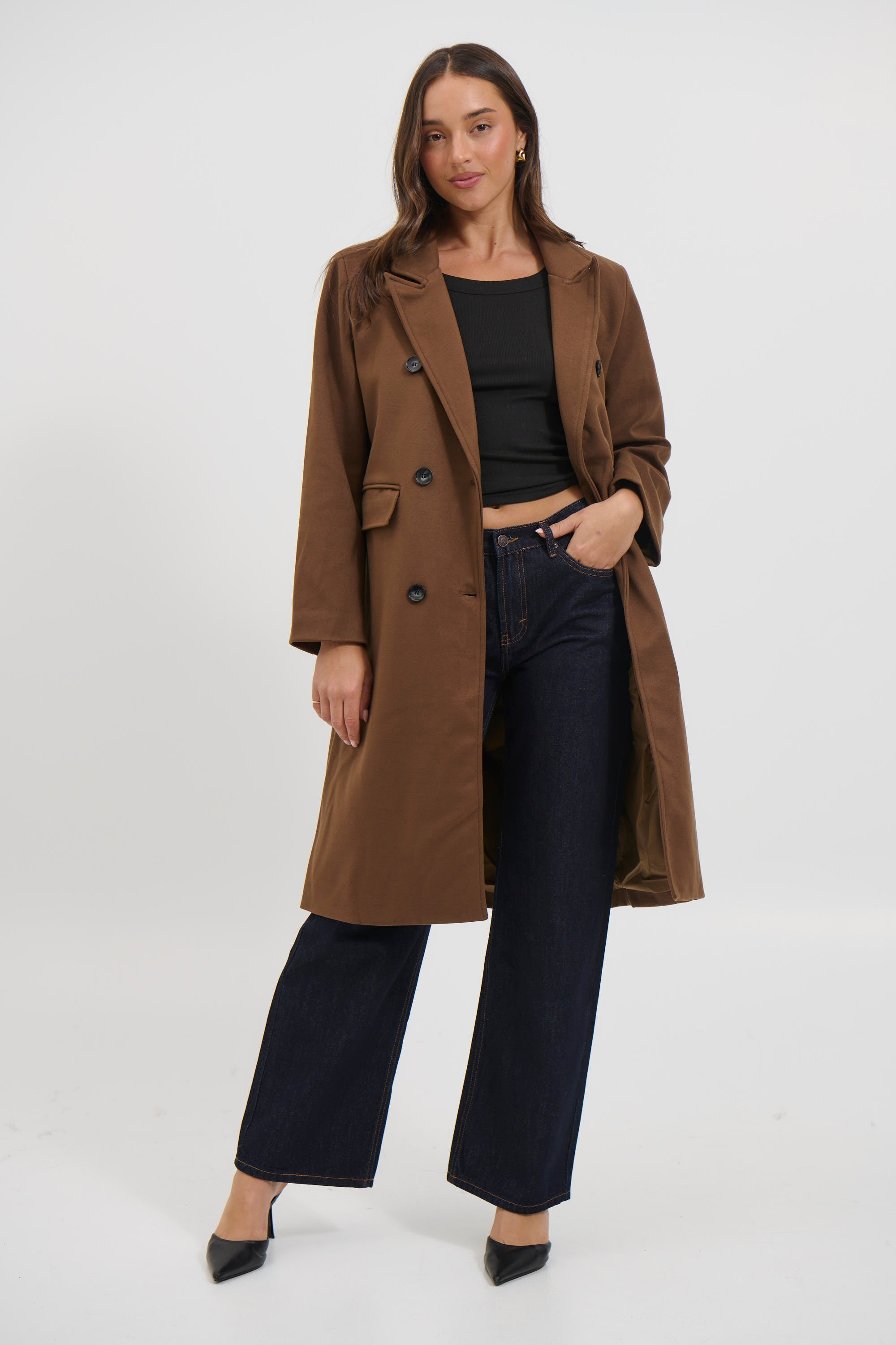 Valencia Coat Chocolate