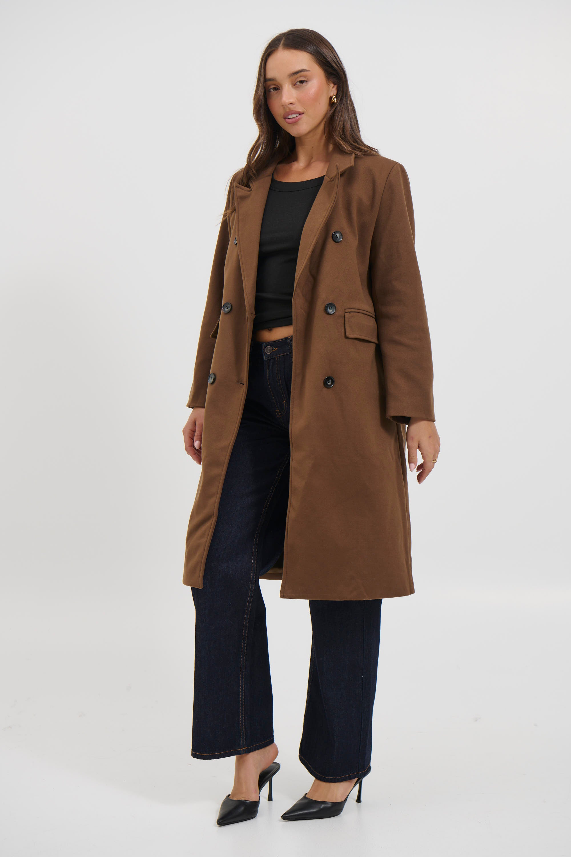 Valencia Coat Chocolate