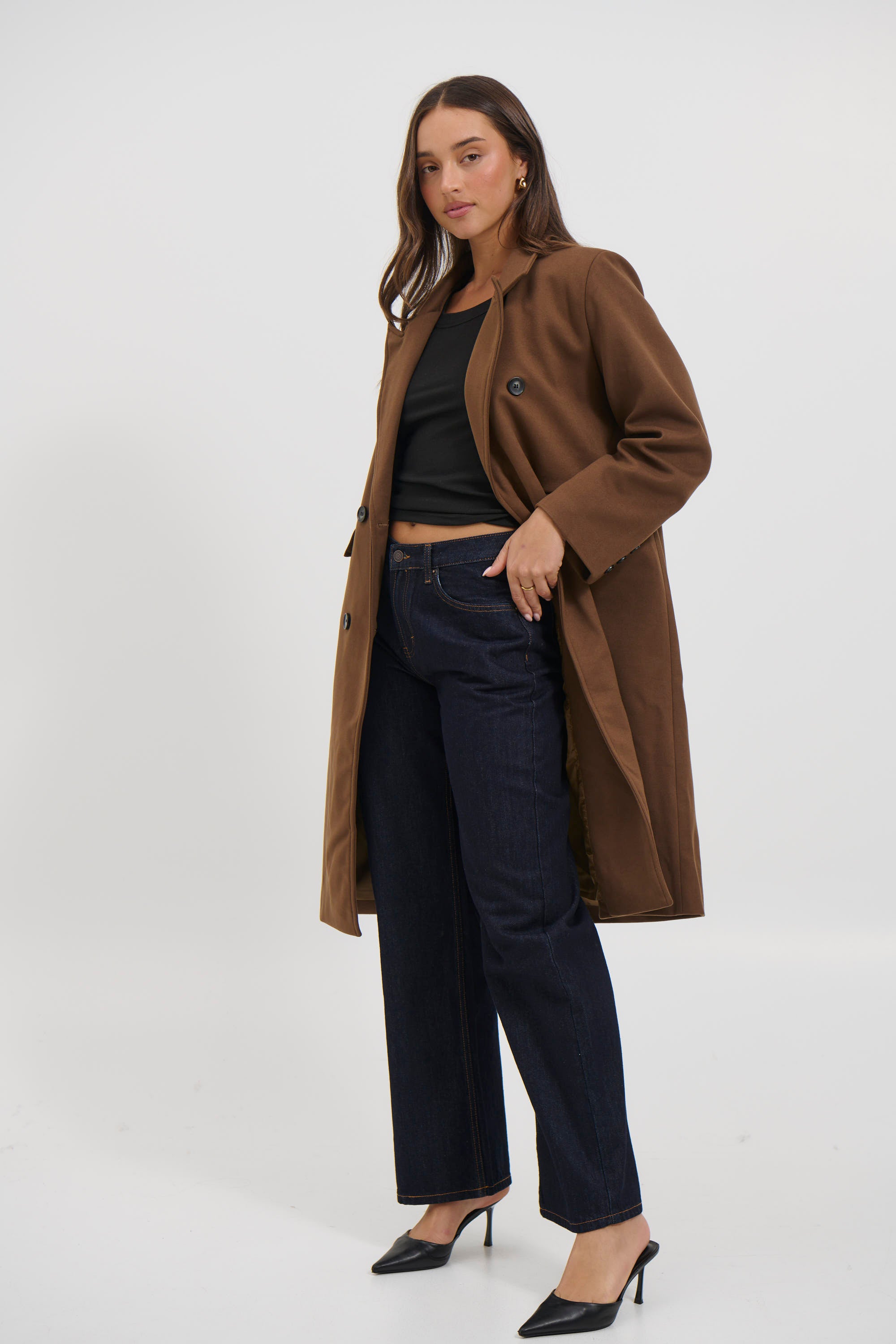 Valencia Coat Chocolate