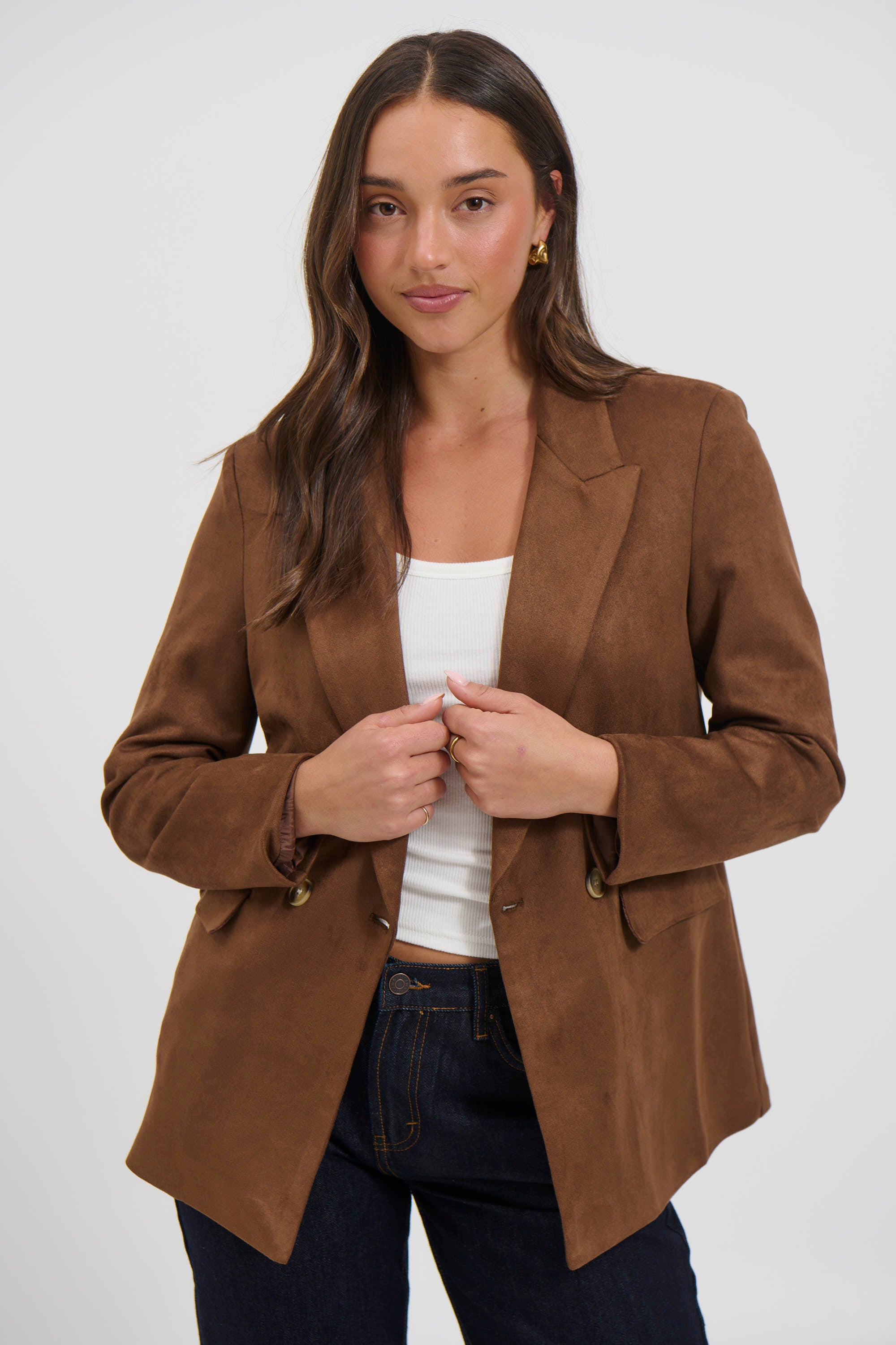 Shanti Blazer Chocolate