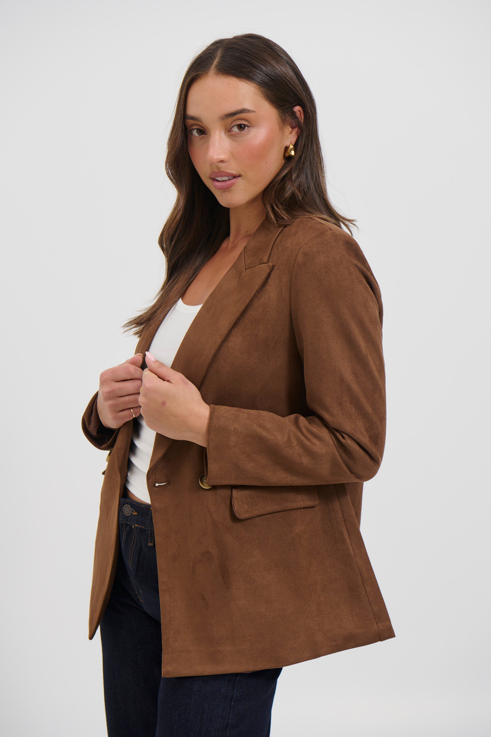 Shanti Blazer Chocolate