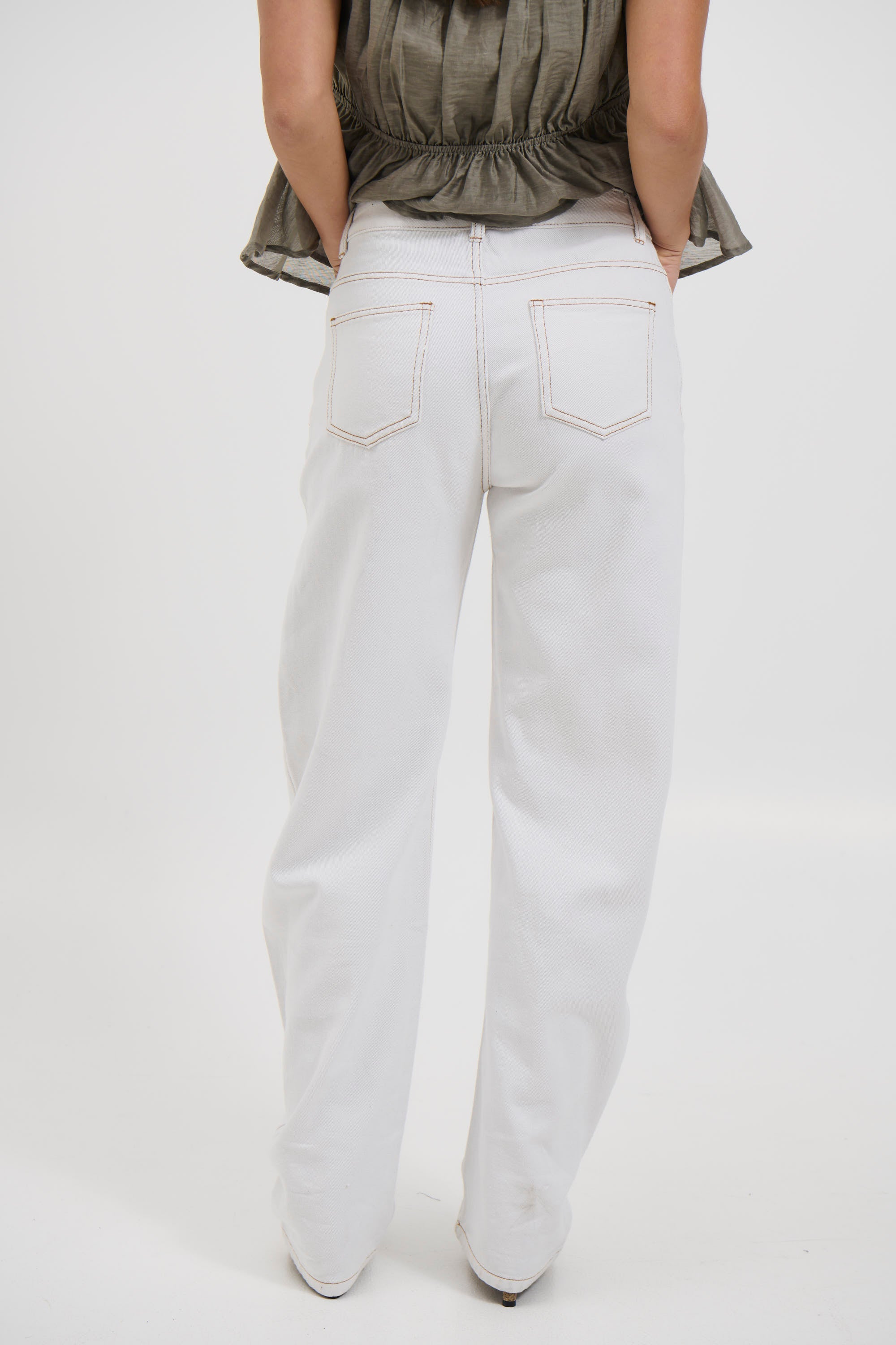 Horseshoe Denim White