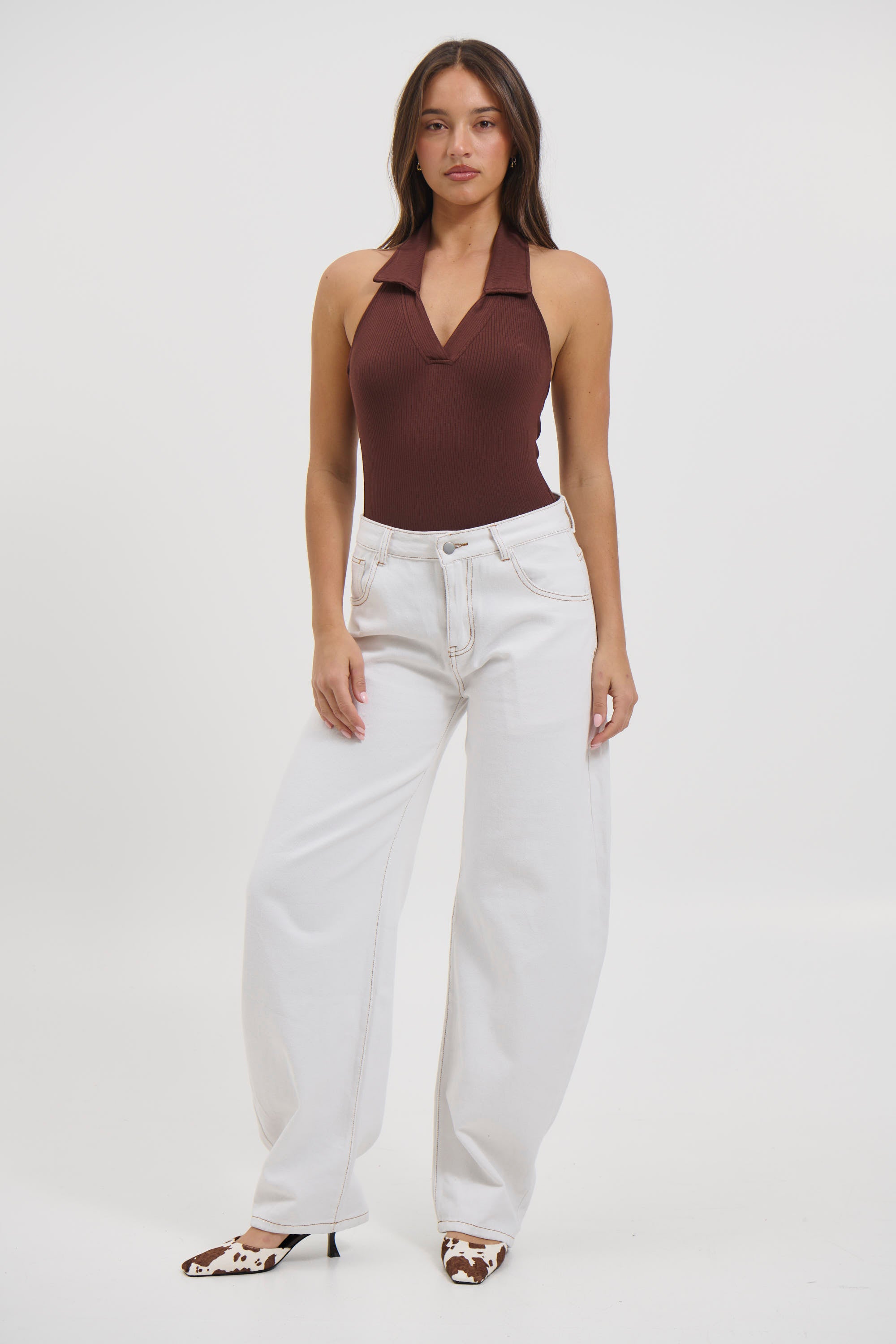 Elio Bodysuit Chocolate