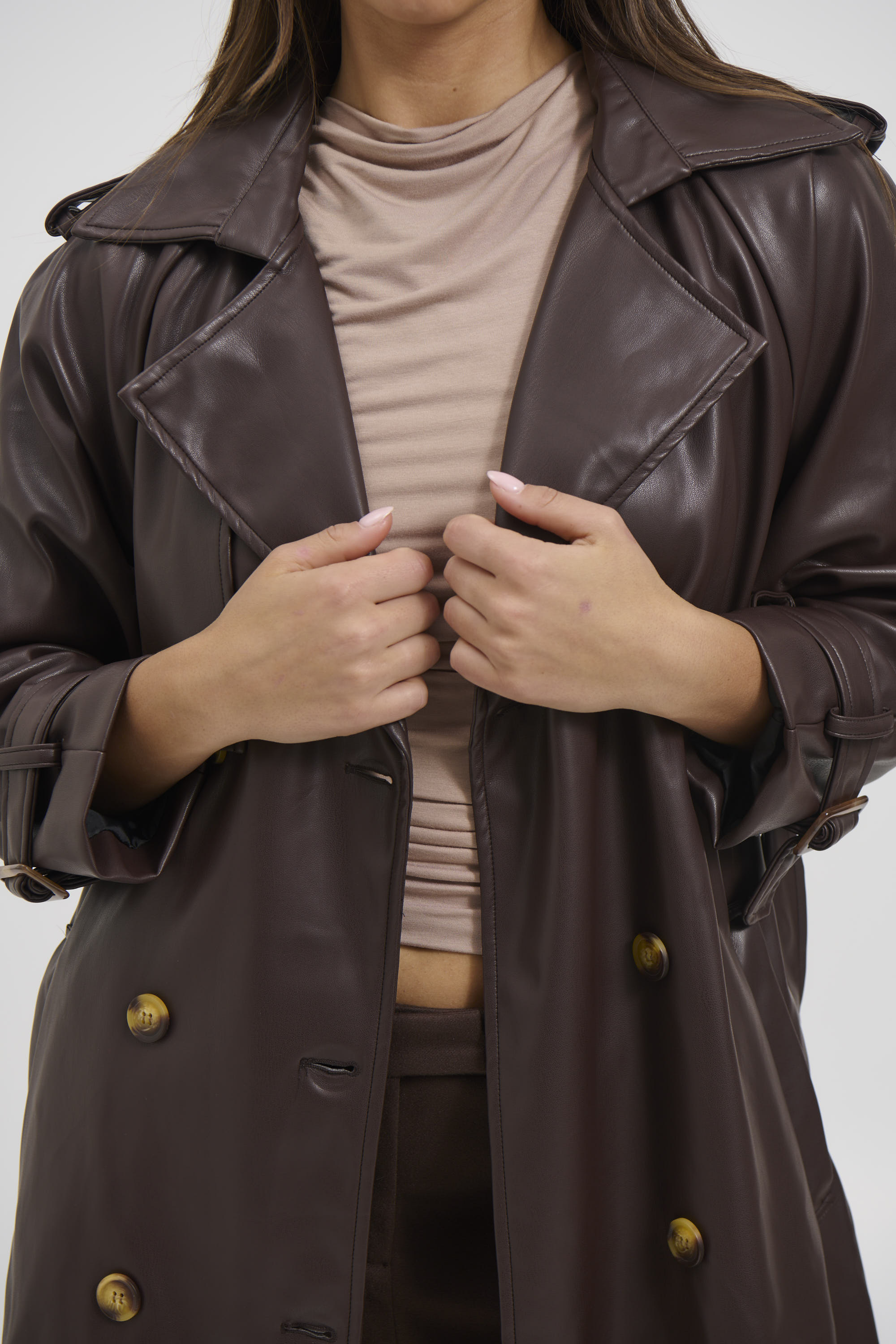 Shivon Trench Chocolate