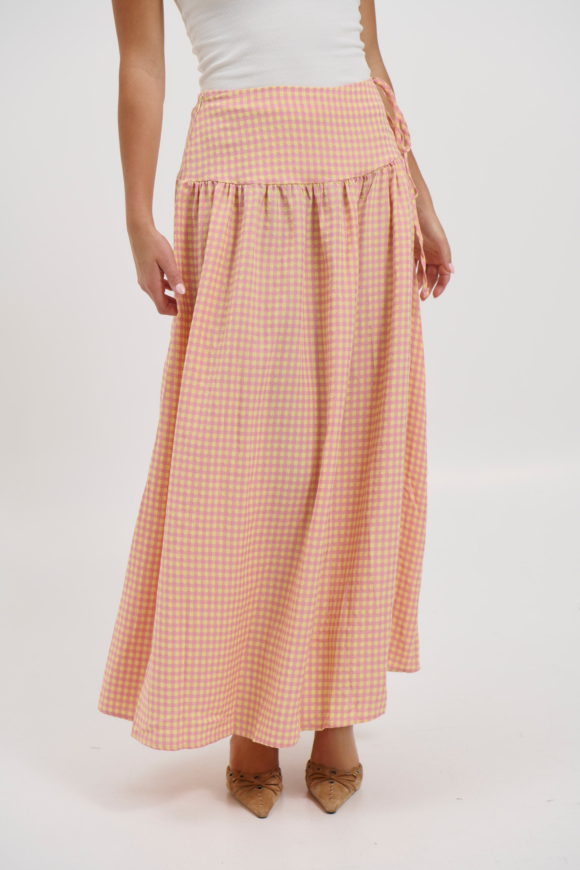 Rylan Maxi Skirt Orange