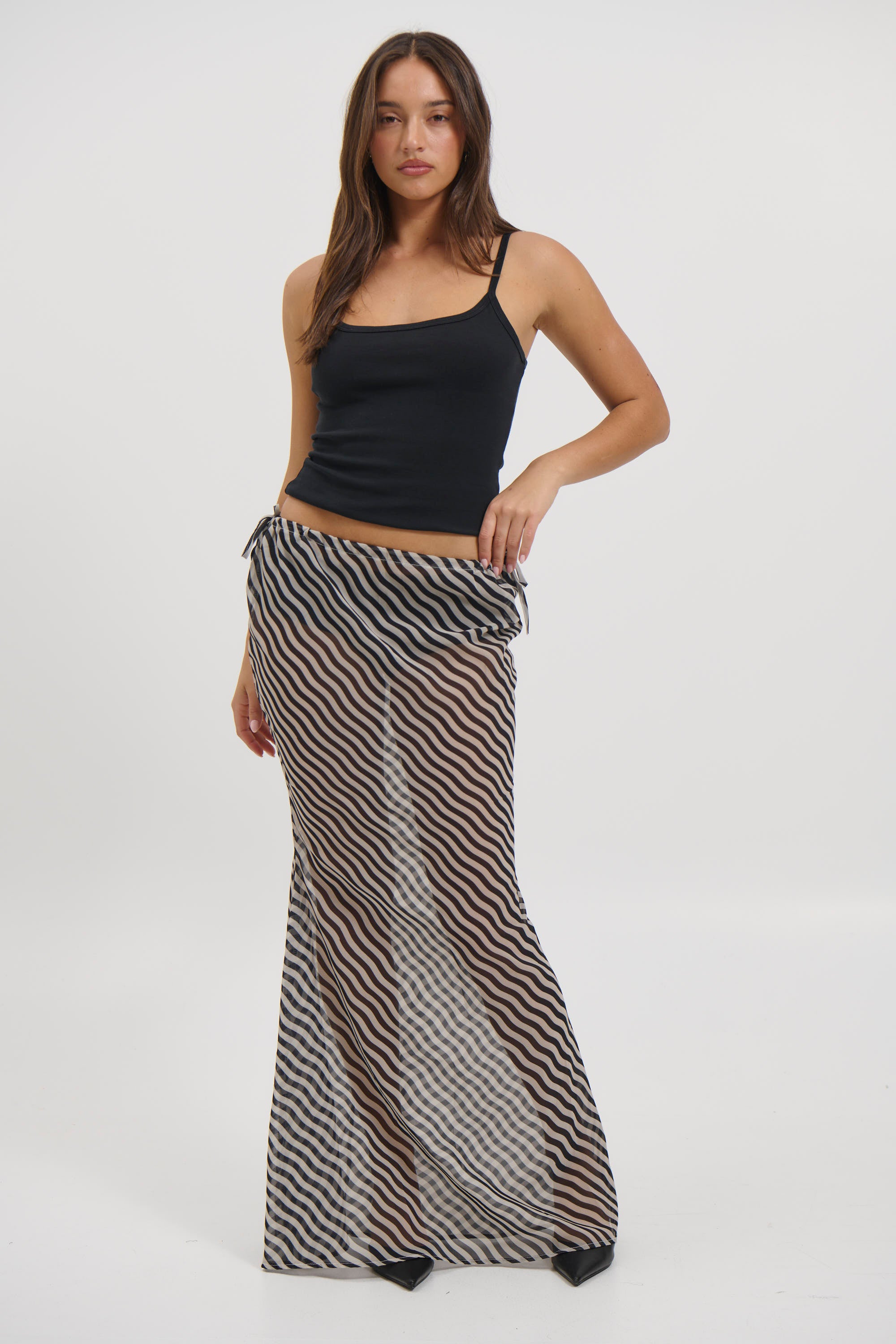 Arianne Maxi Skirt Black