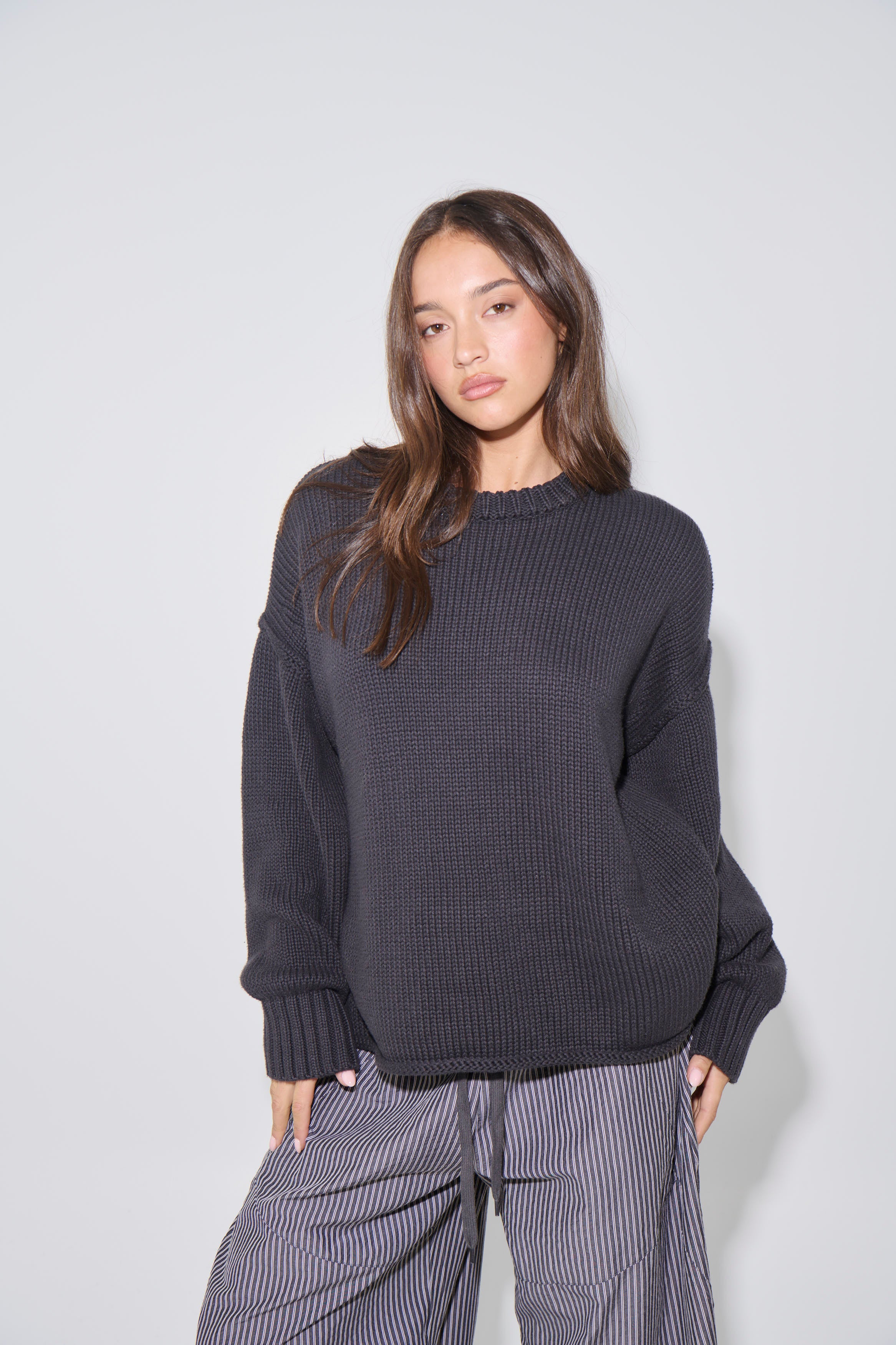 Nikova Knit Jumper Navy