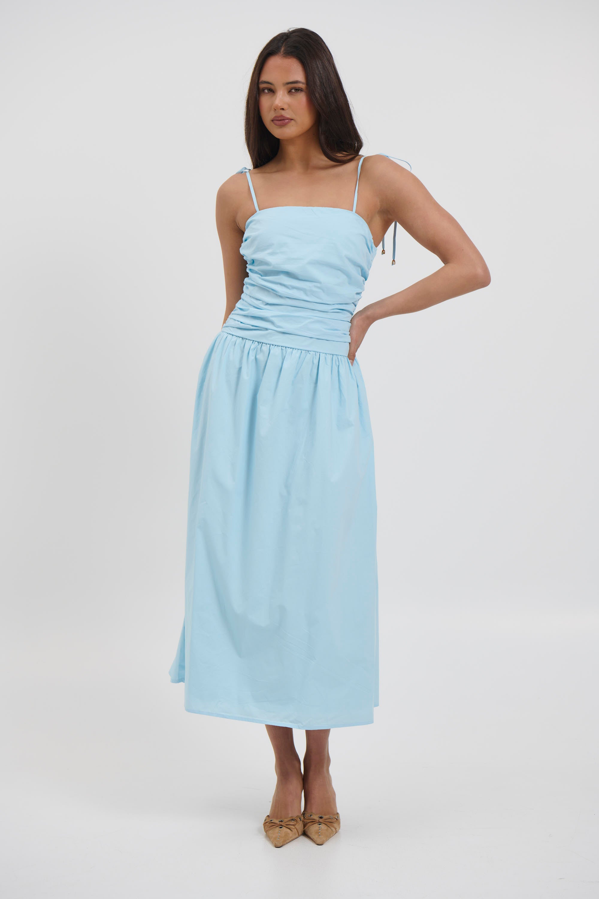 Liberty Maxi Dress Sky