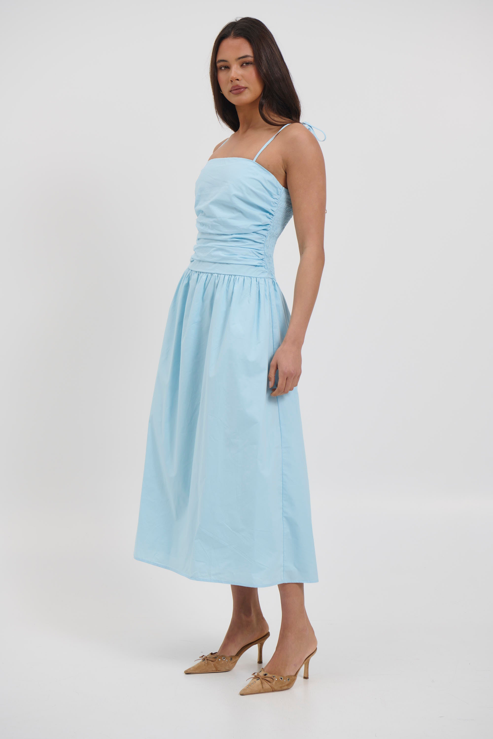 Liberty Maxi Dress Sky