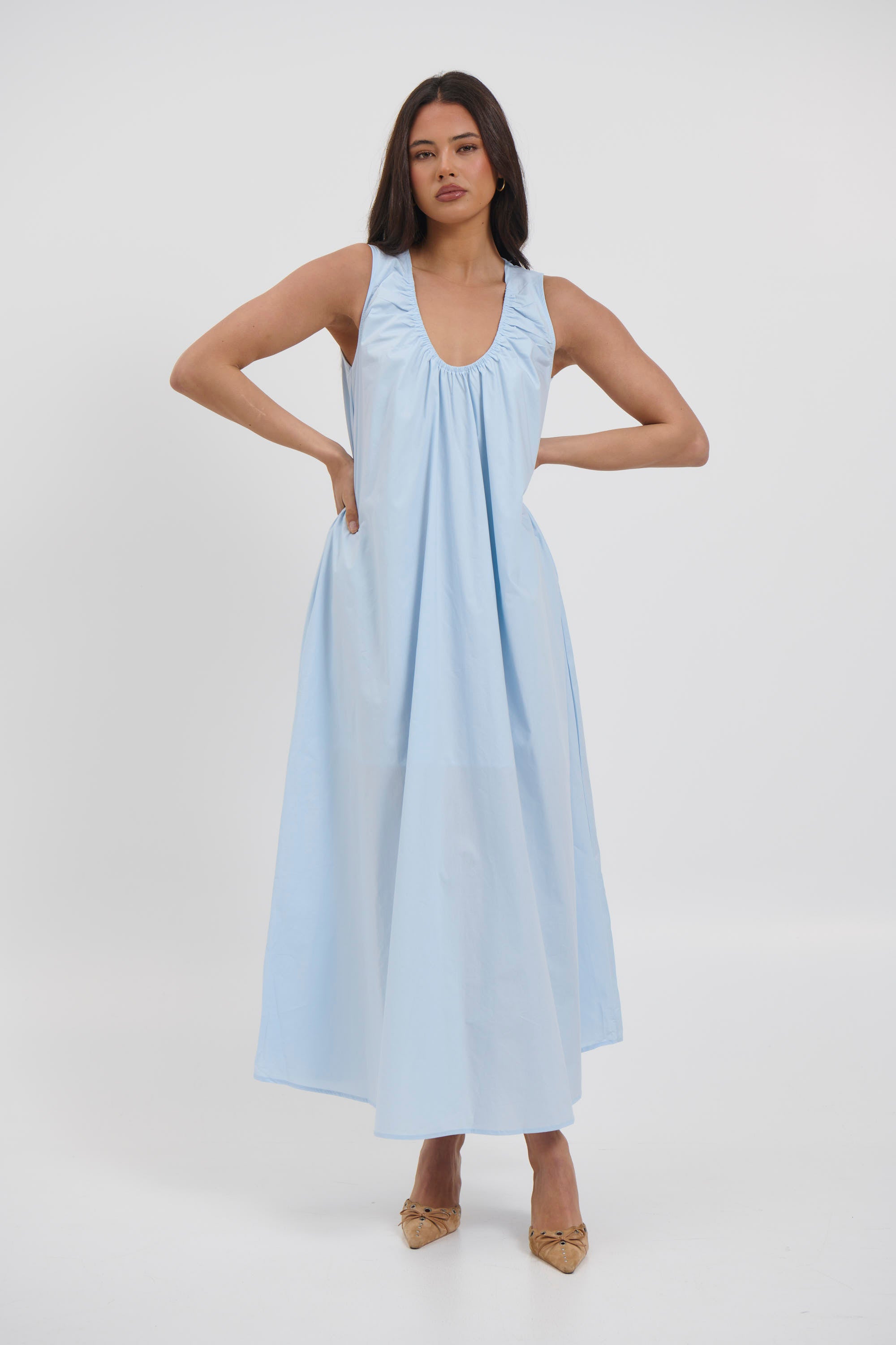 Pania Maxi Dress Sky