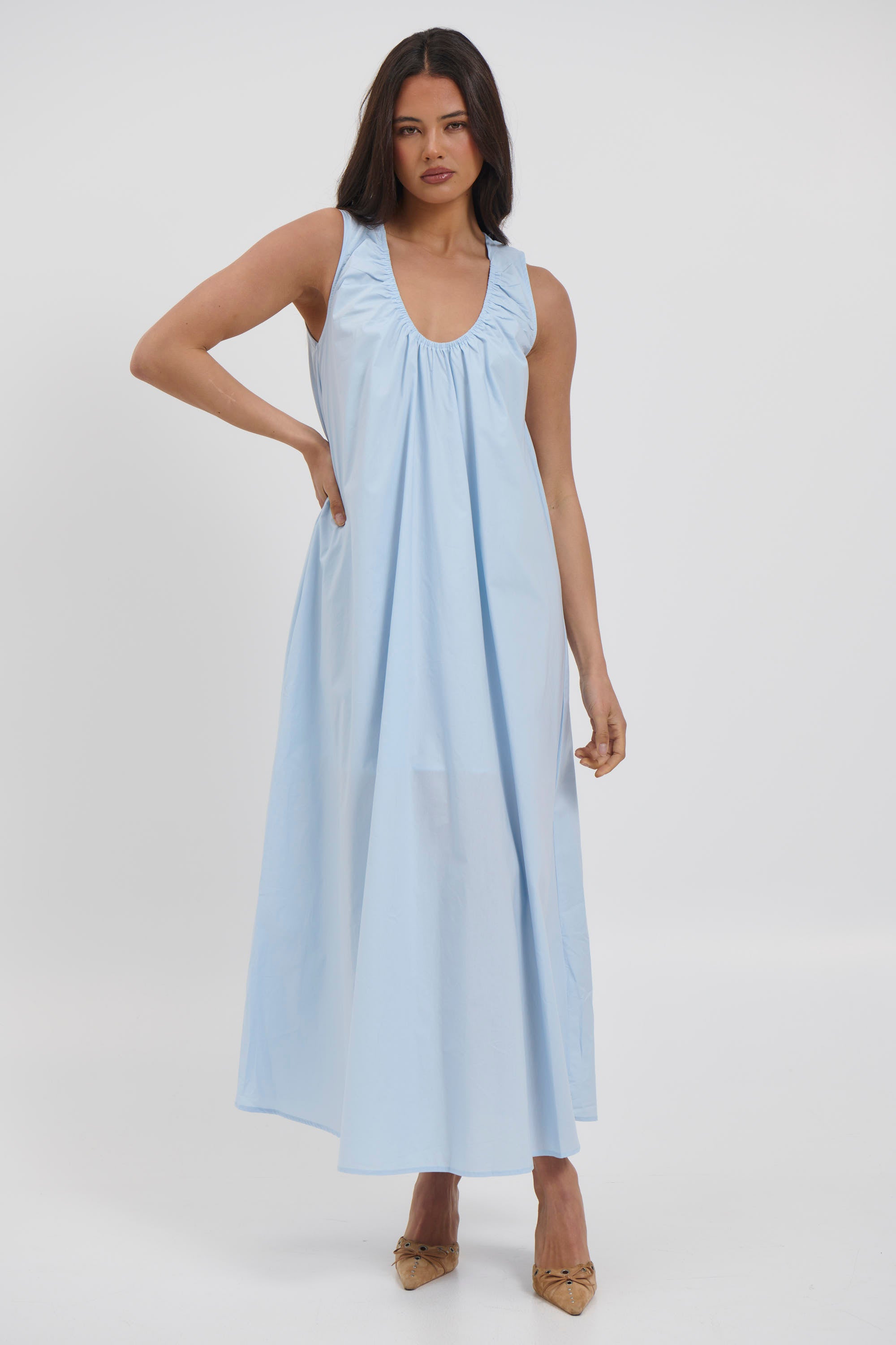 Pania Maxi Dress Sky