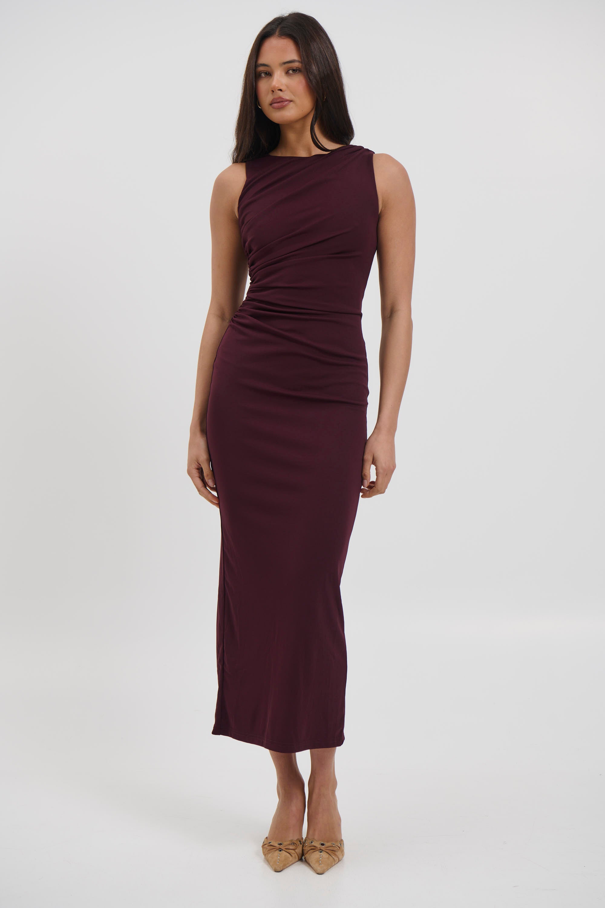 Avery Maxi Dress Plum