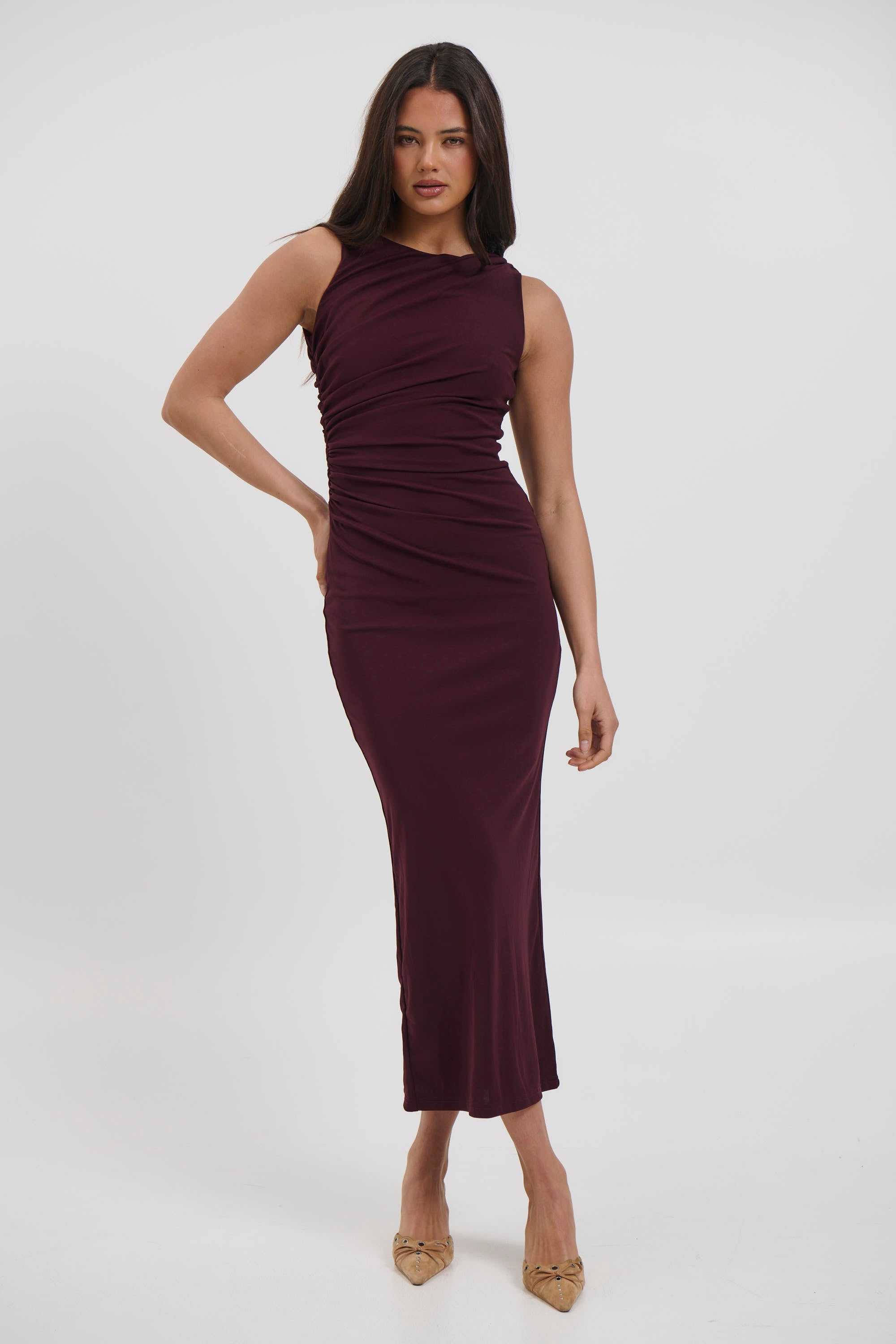 Avery Maxi Dress Plum
